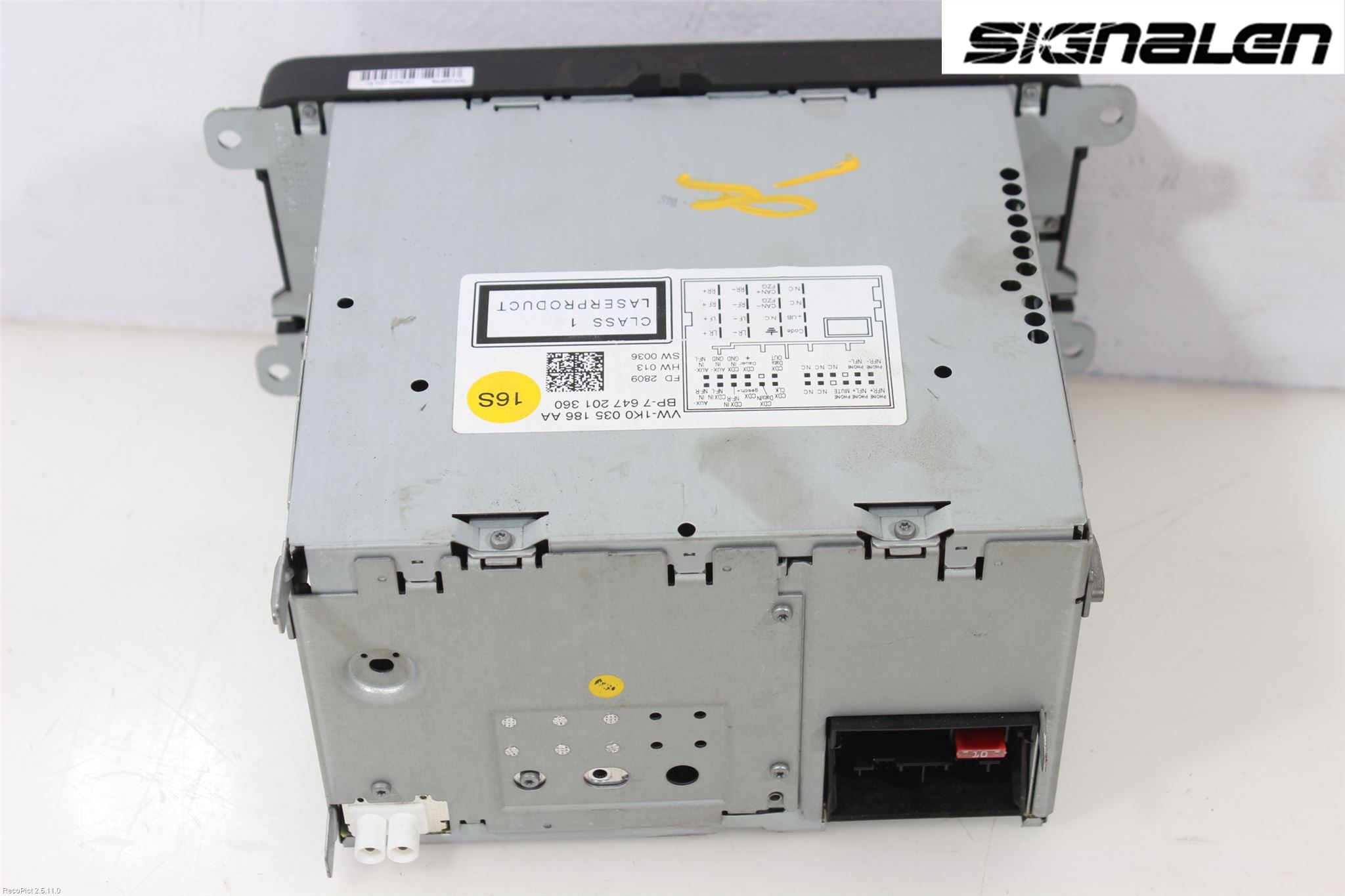 Volkswagen VW GOLF VI 09-13 Radio