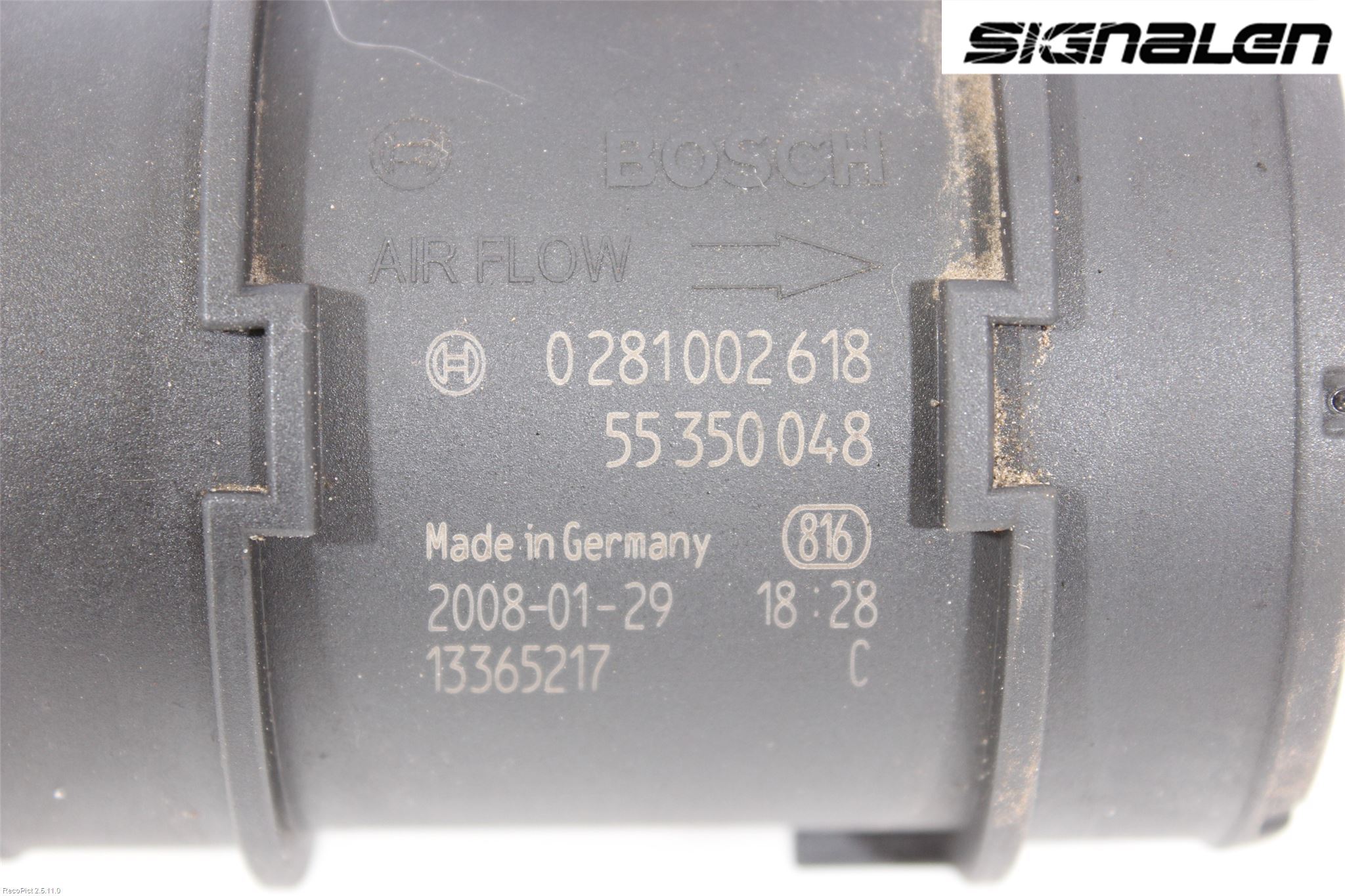 Opel COMBO 02-12 Injluftmassamätare