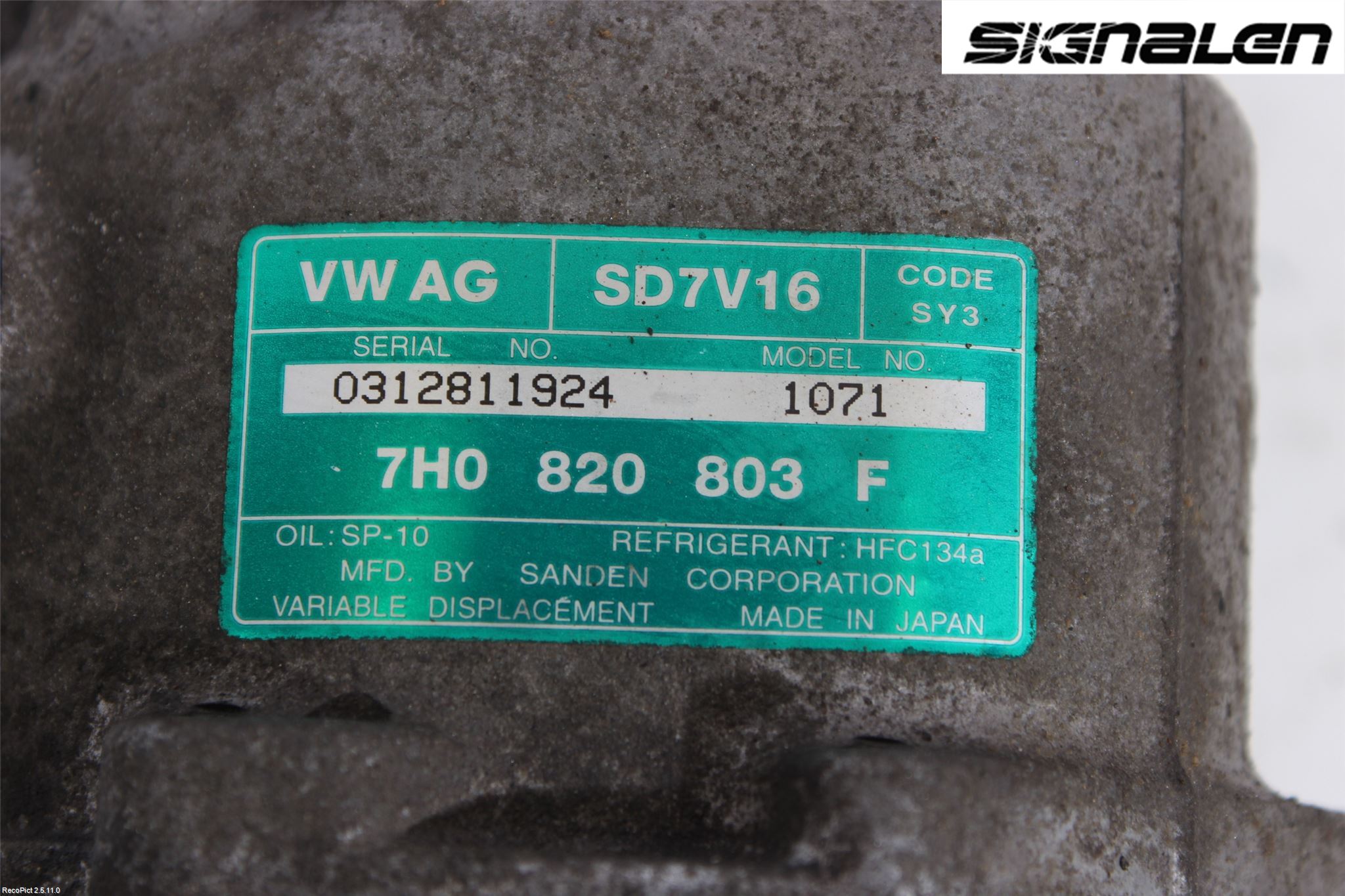 Volkswagen VW CADDY      04-10 Ac Kompressor