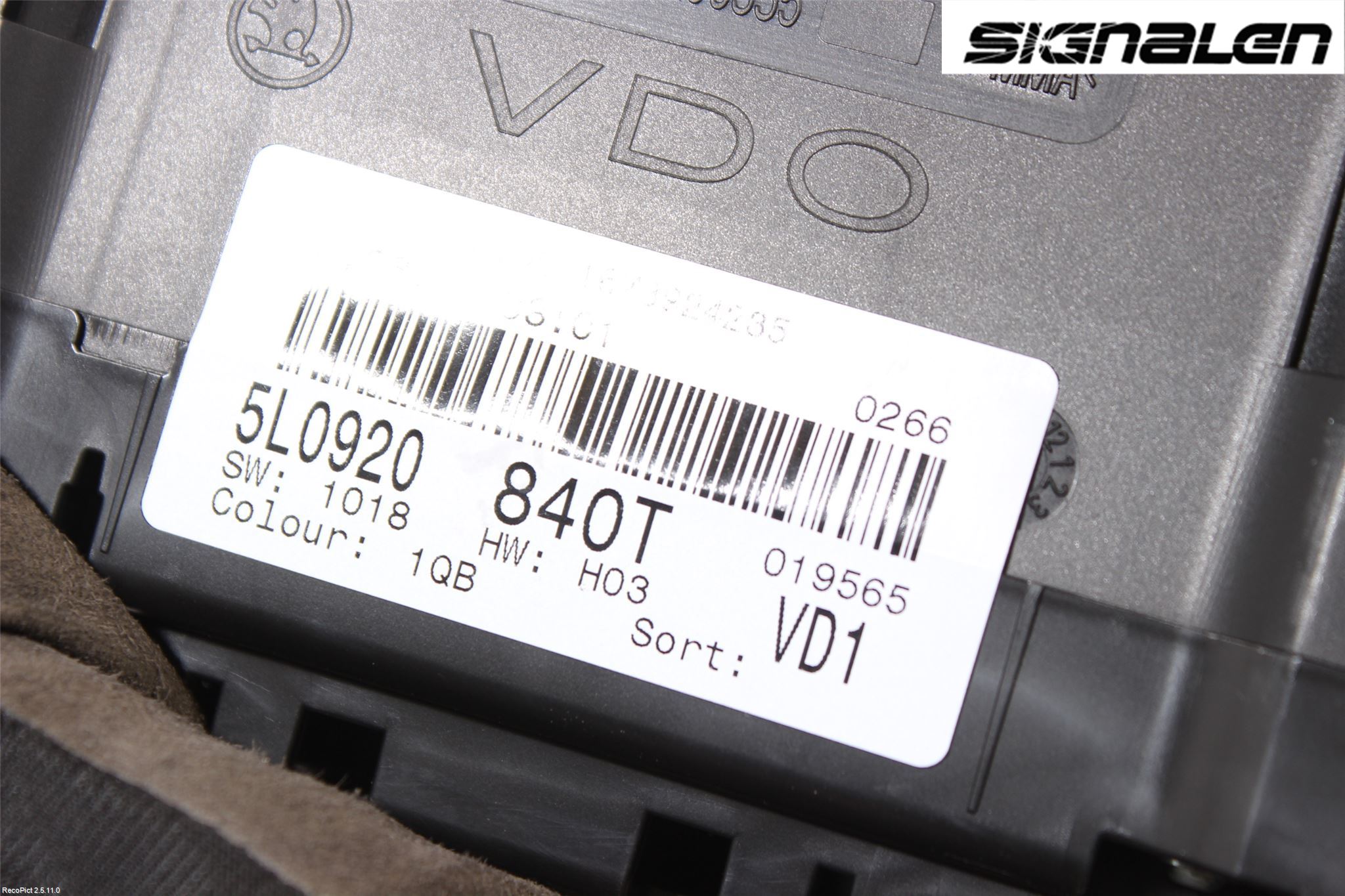 Skoda YETI Instrument Komb