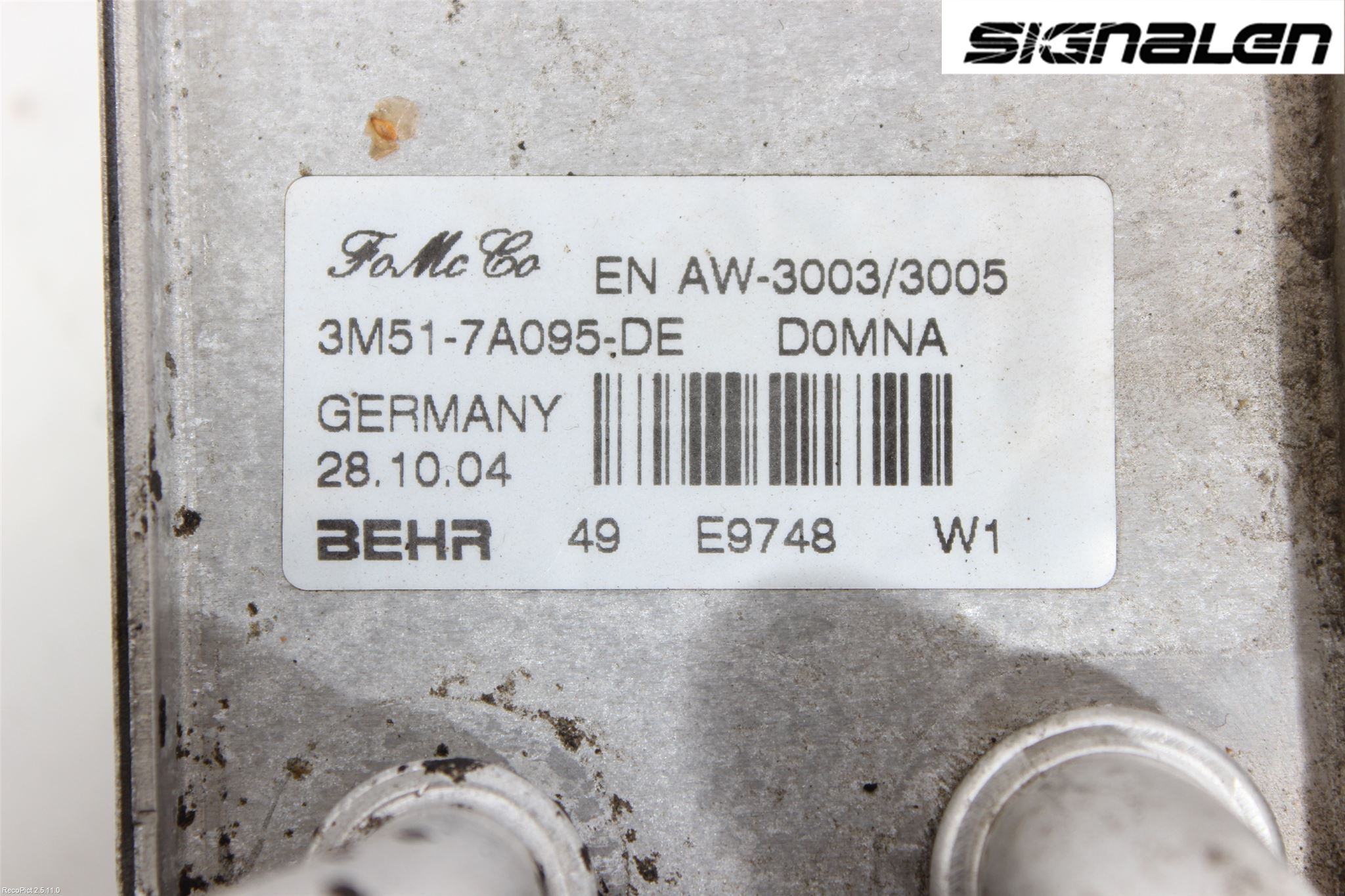 Volvo V50 04-07 Oljekylare Automat