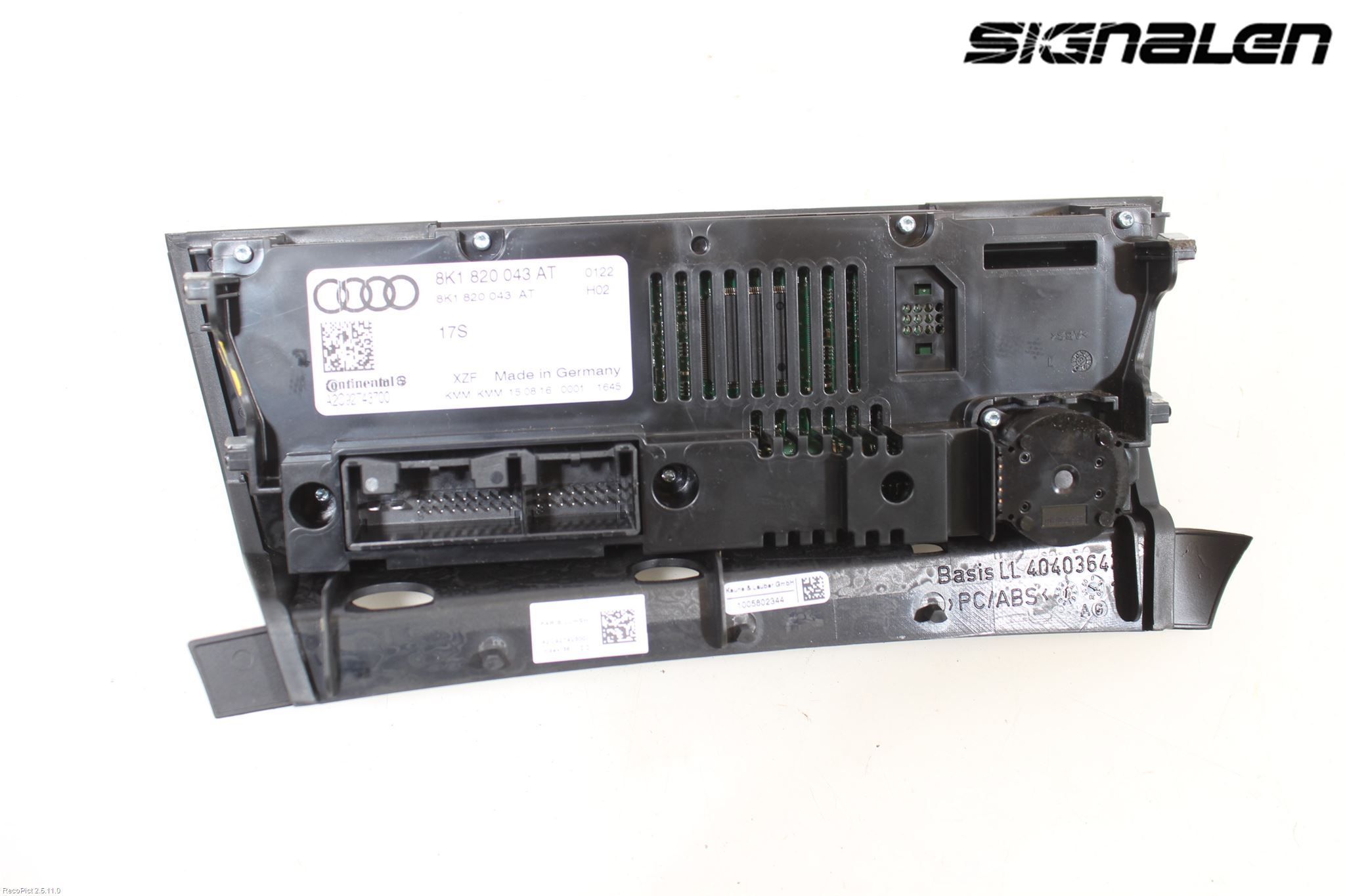 Audi Q5 09-16 Ac Styrenhet Ac Manöveren