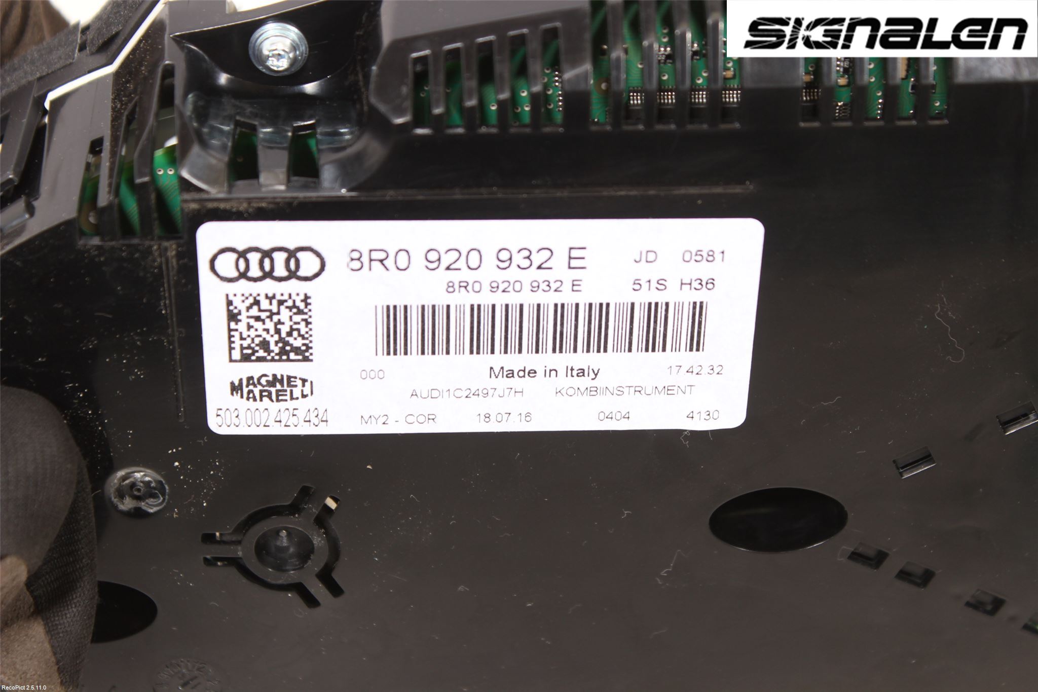 Audi Q5 09-16 Instrument Komb