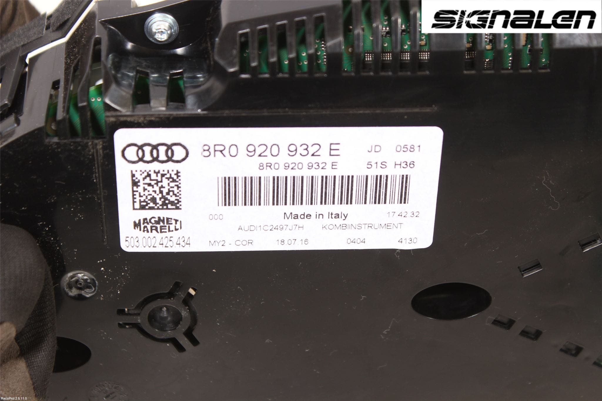 Audi Q5 09-16 Instrument Komb