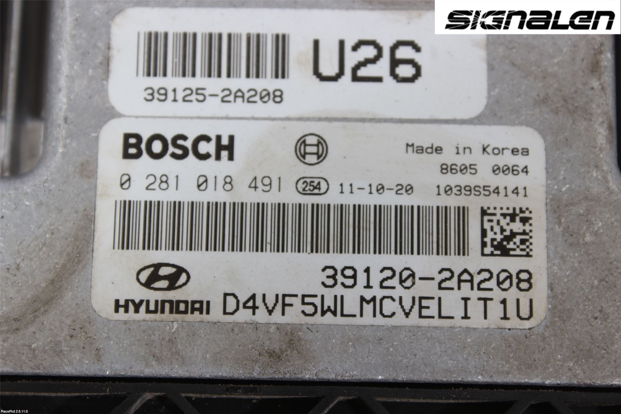 Hyundai i40 08-15 Styrenhet Insprut Bensin