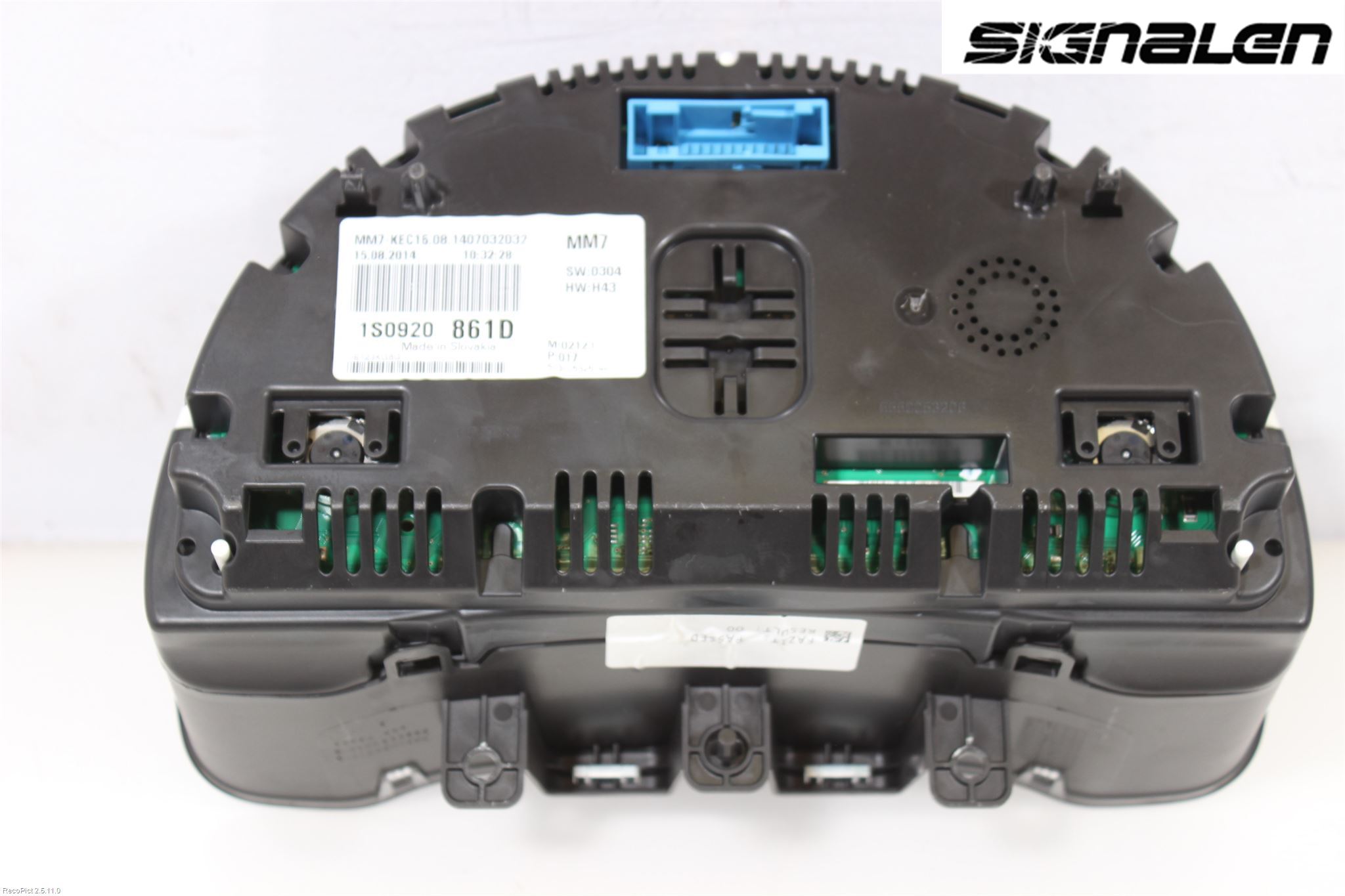 Volkswagen VW UP! / E-UP! Instrument Komb