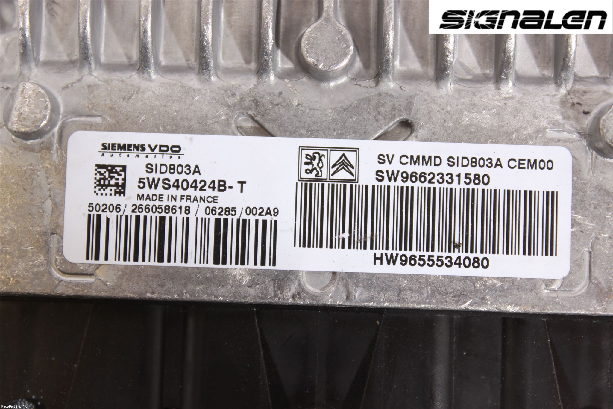 Citroen C5     05-08 Styrenhet Insprut Bensin