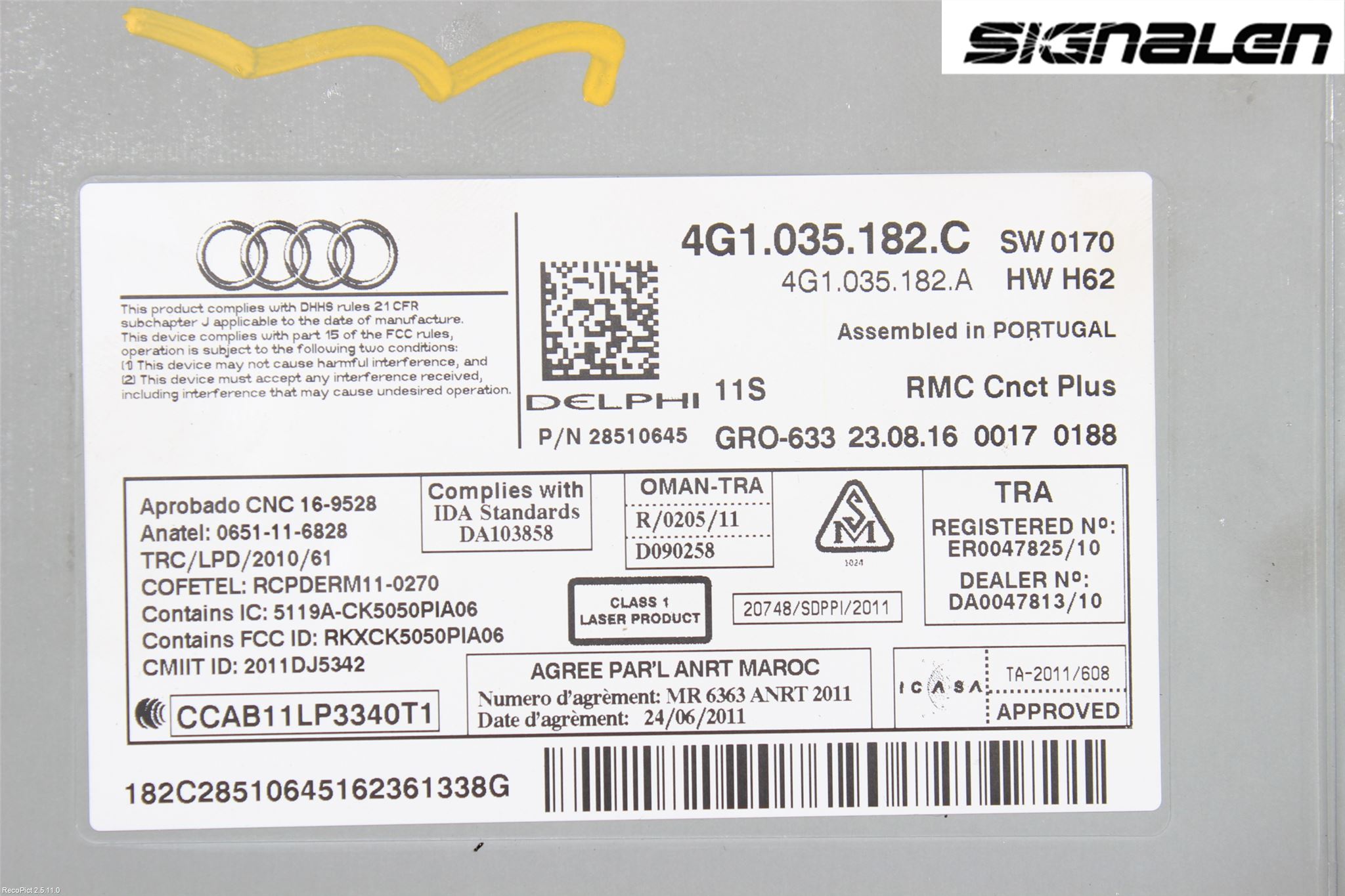 Audi A4 ALLROAD 09-16 Radio