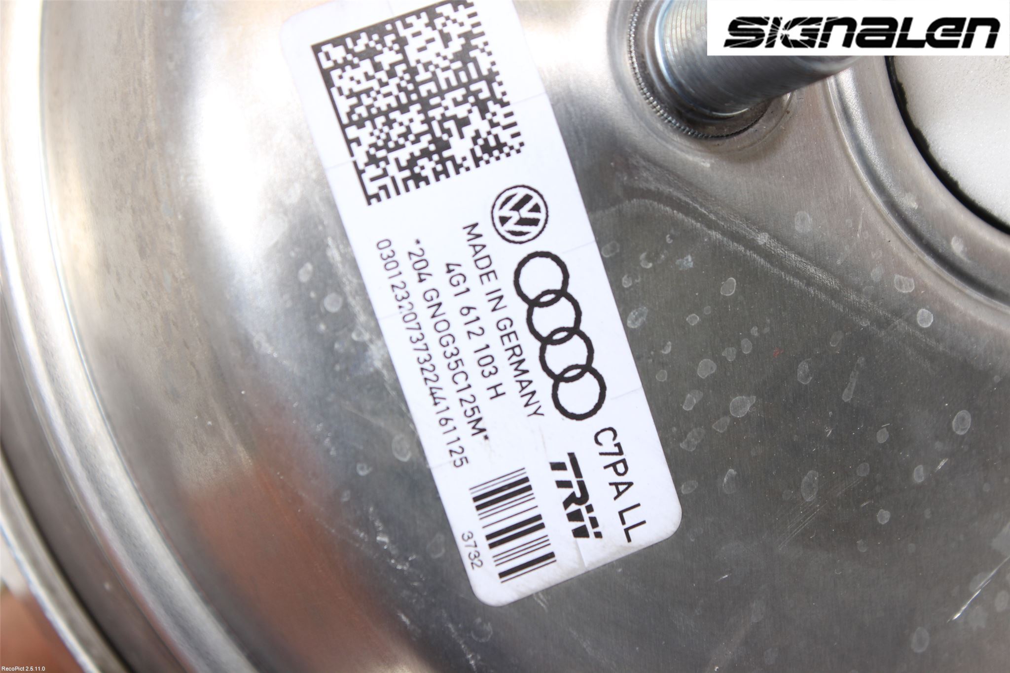 Audi A4 ALLROAD 09-16 Bromsservo