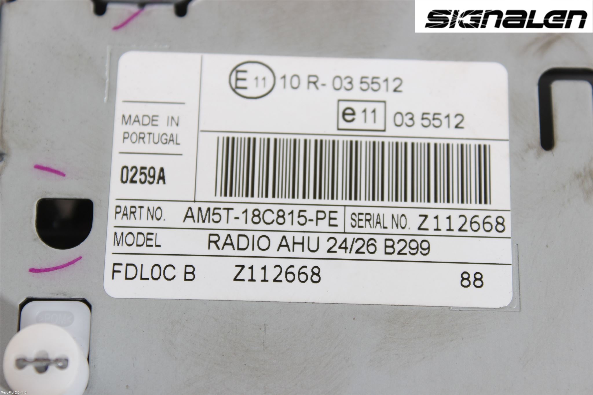 Ford FIESTA 13-17 Radio