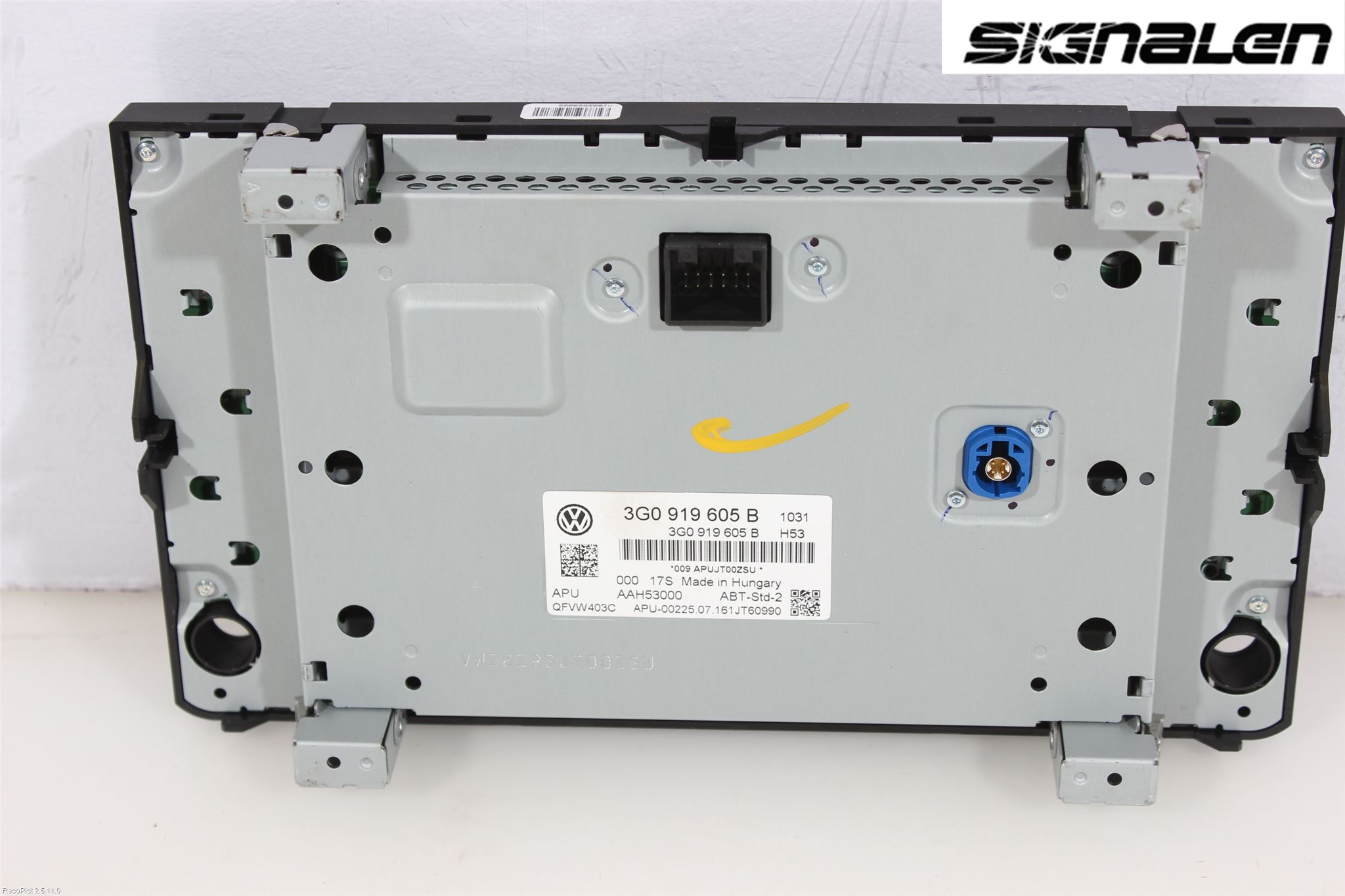 Volkswagen VW GOLF / E-GOLF VII 13-20 Multifunktionsdisplay