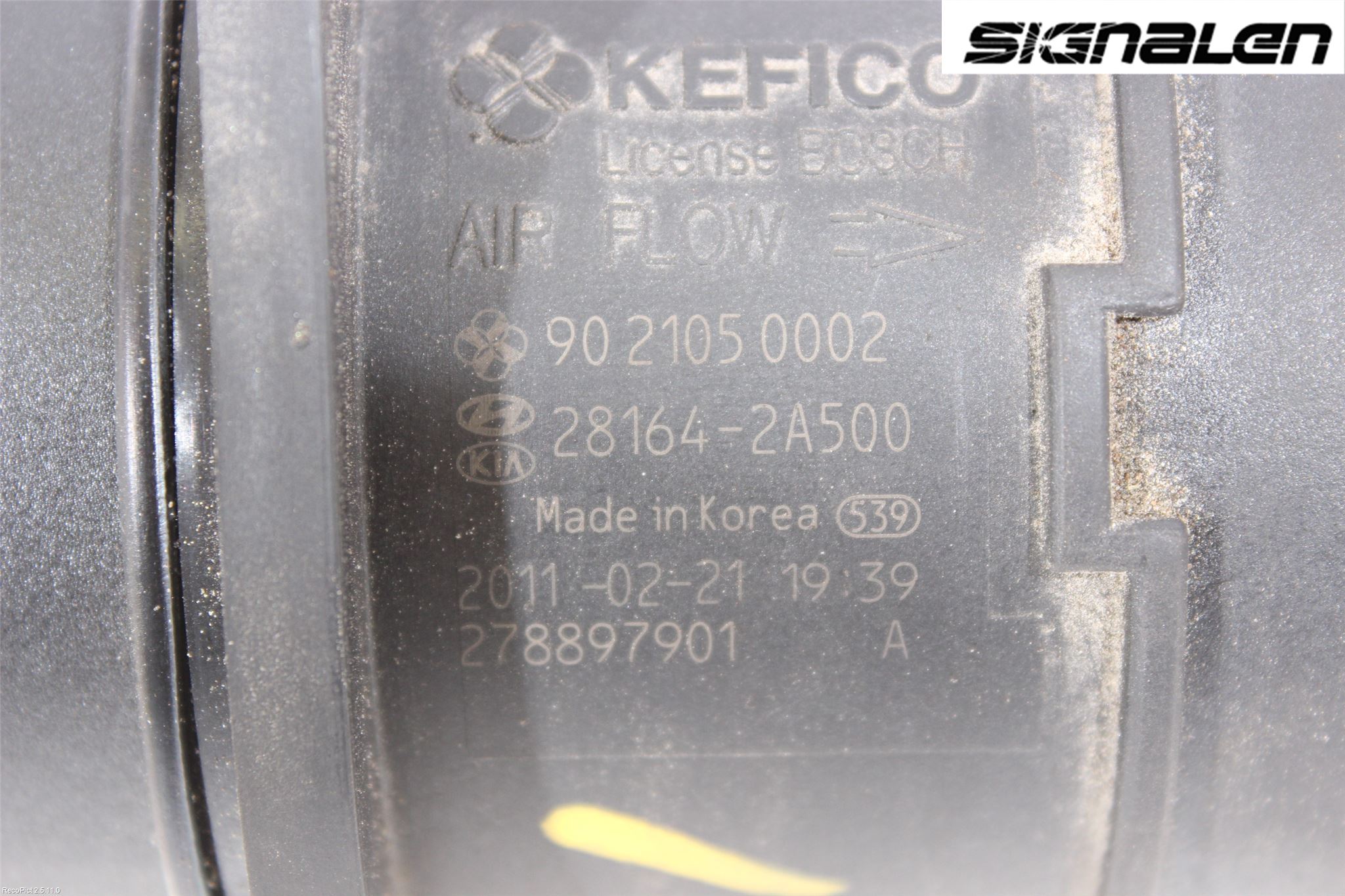 Hyundai i30 FD 07-12 Injluftmassamätare