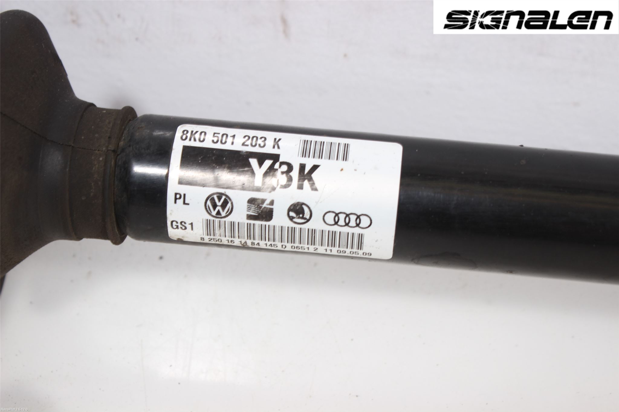 Audi A5 07-16 Drivaxel Bak Höger