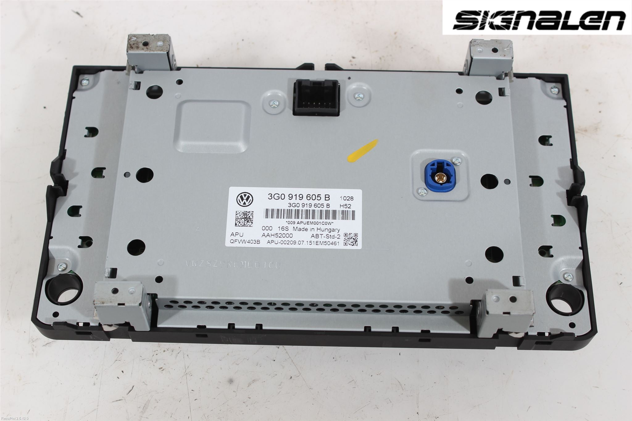 Volkswagen VW GOLF / E-GOLF VII 13-20 Multifunktionsdisplay