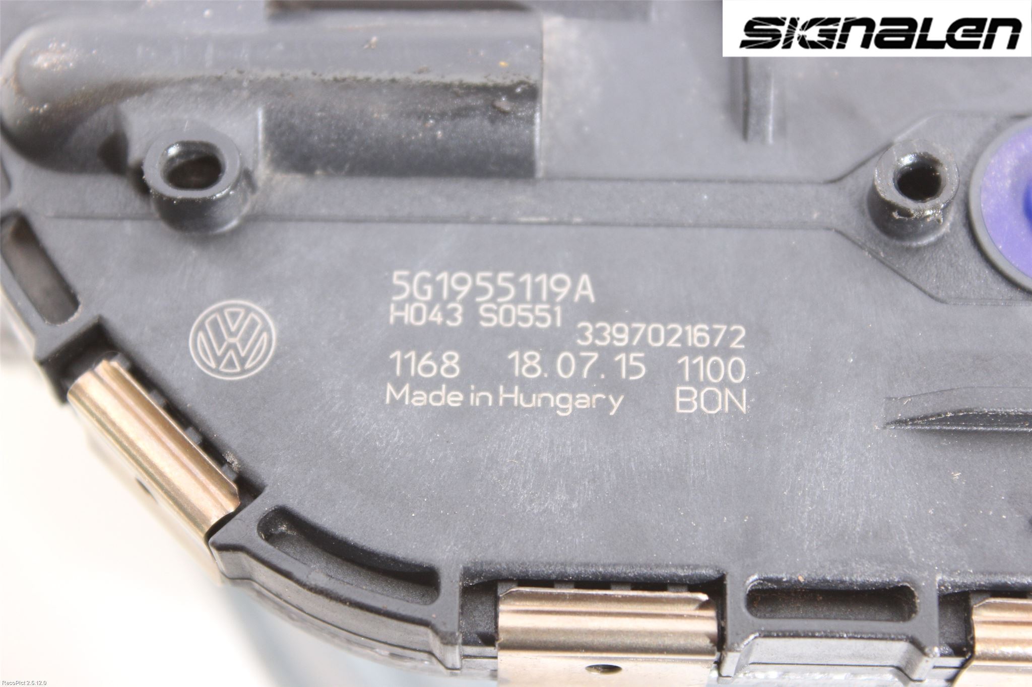 Volkswagen VW GOLF / E-GOLF VII 13-20 Torkarmotor Vindruta