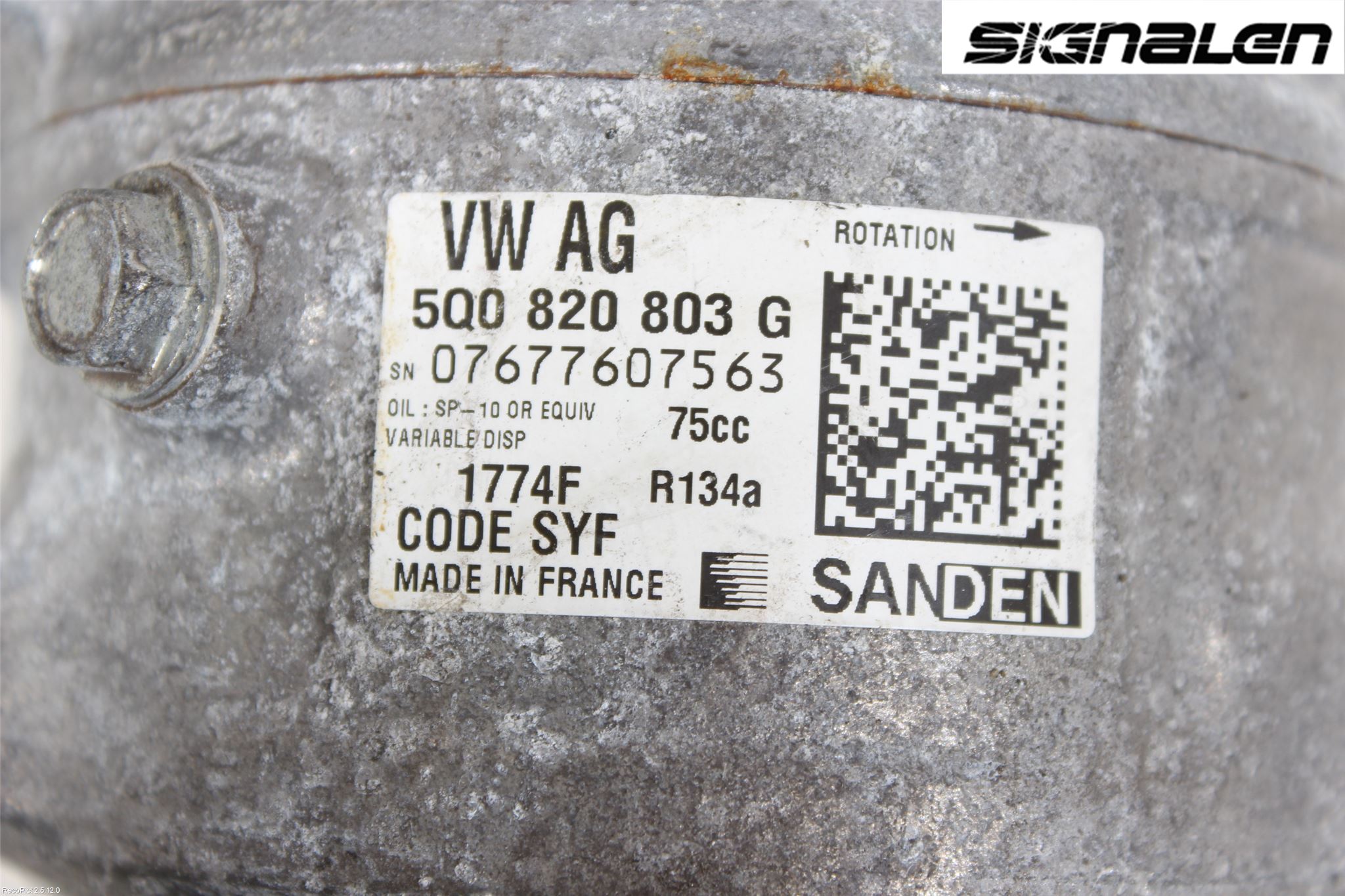 Volkswagen VW GOLF / E-GOLF VII 13-20 Ac Kompressor