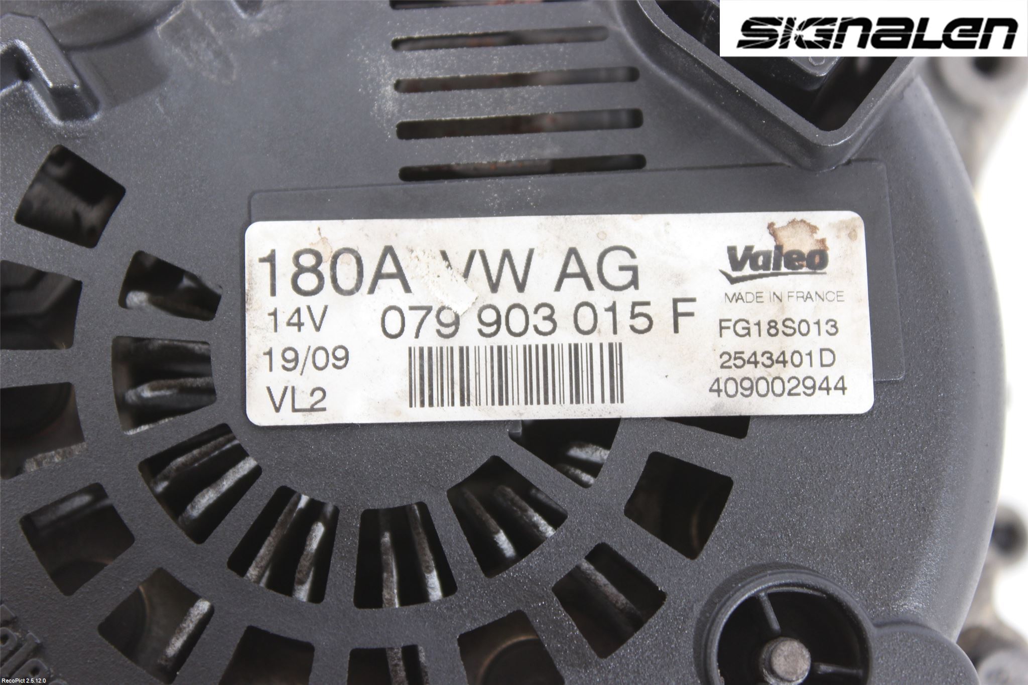 Audi A5 07-16 Generator