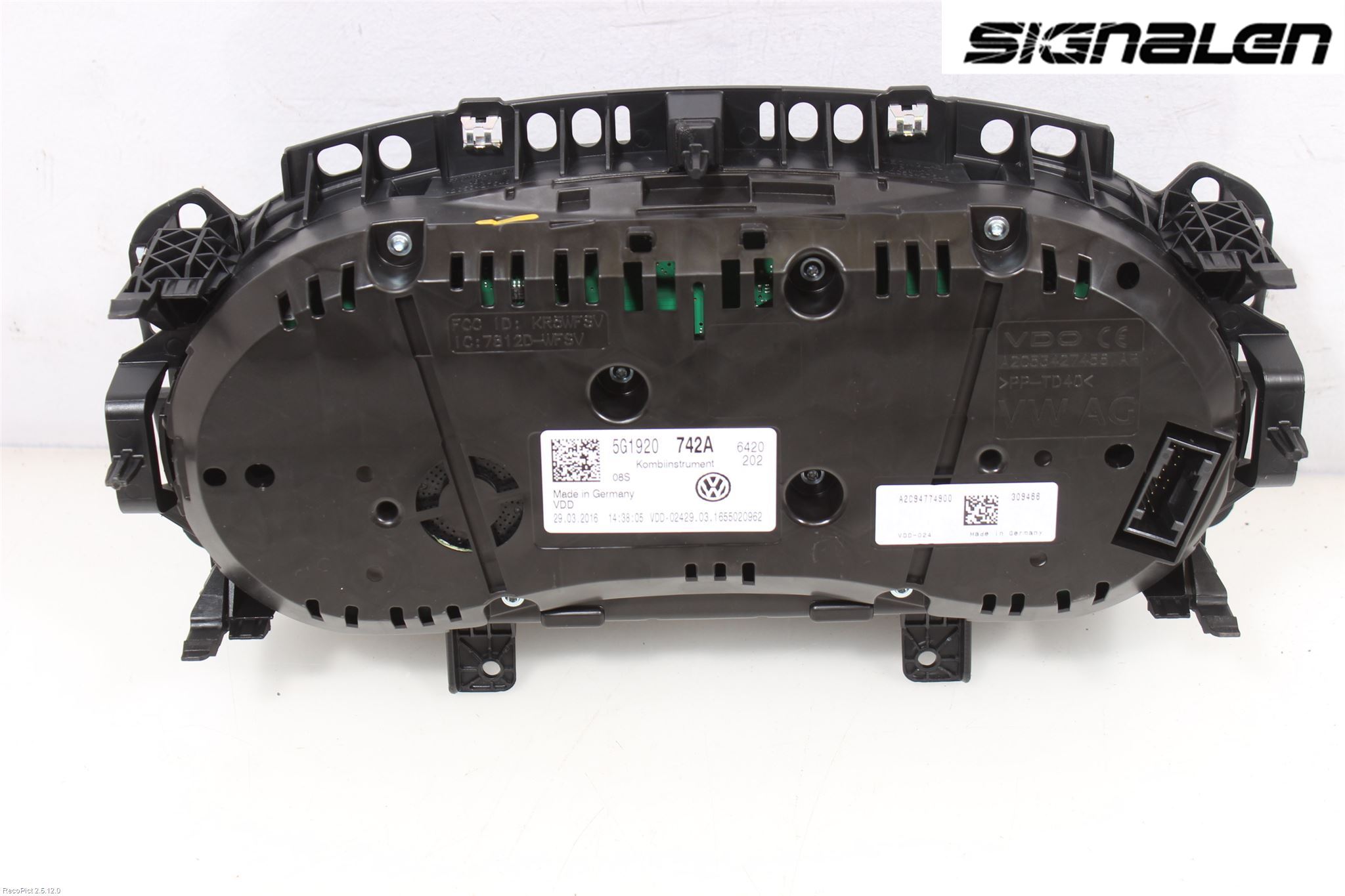 Volkswagen VW GOLF / E-GOLF VII 13-20 Instrument Komb