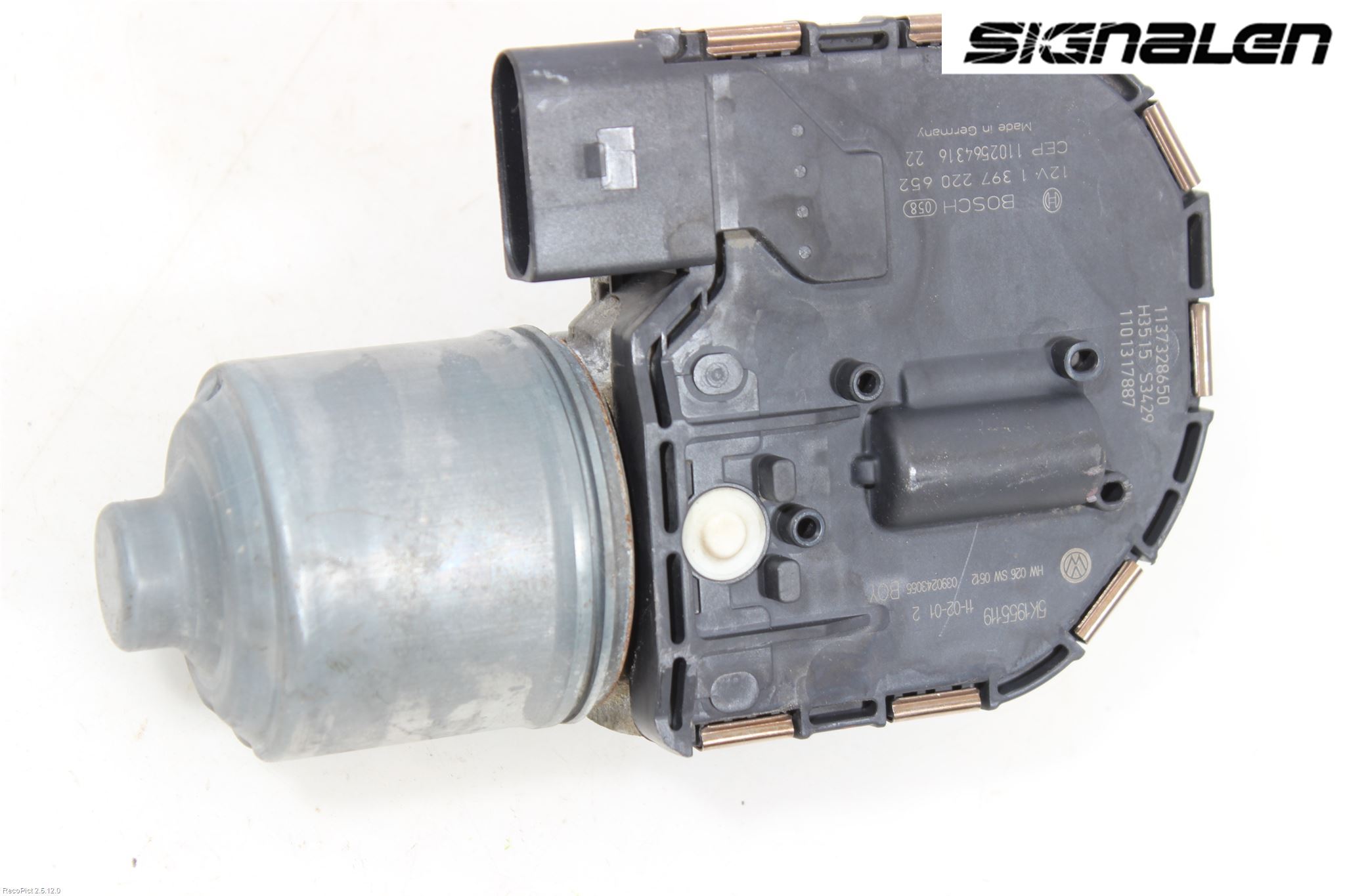 Volkswagen VW GOLF VI 09-13 Torkarmotor Vindruta