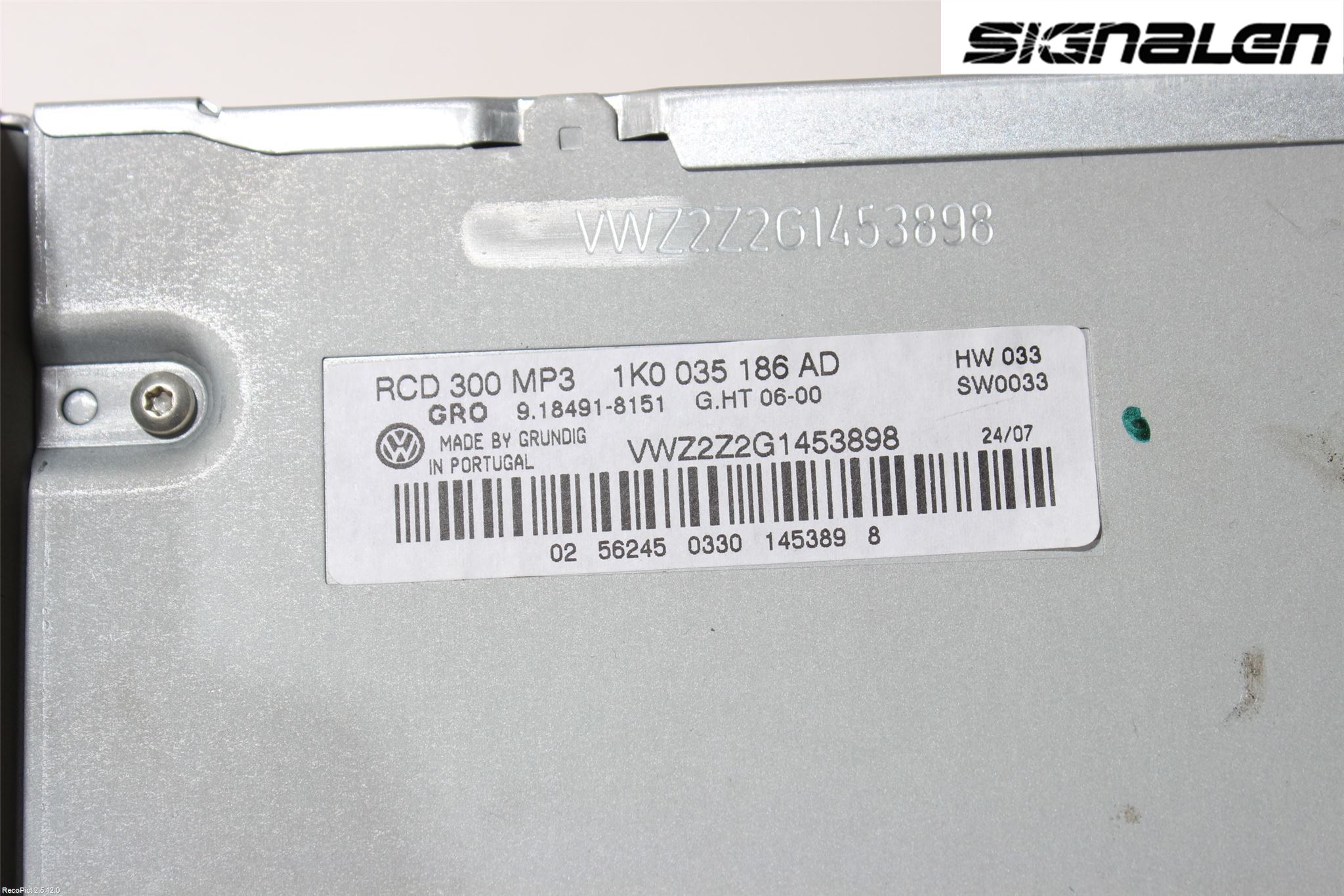 Volkswagen VW PASSAT 05-11 Radio