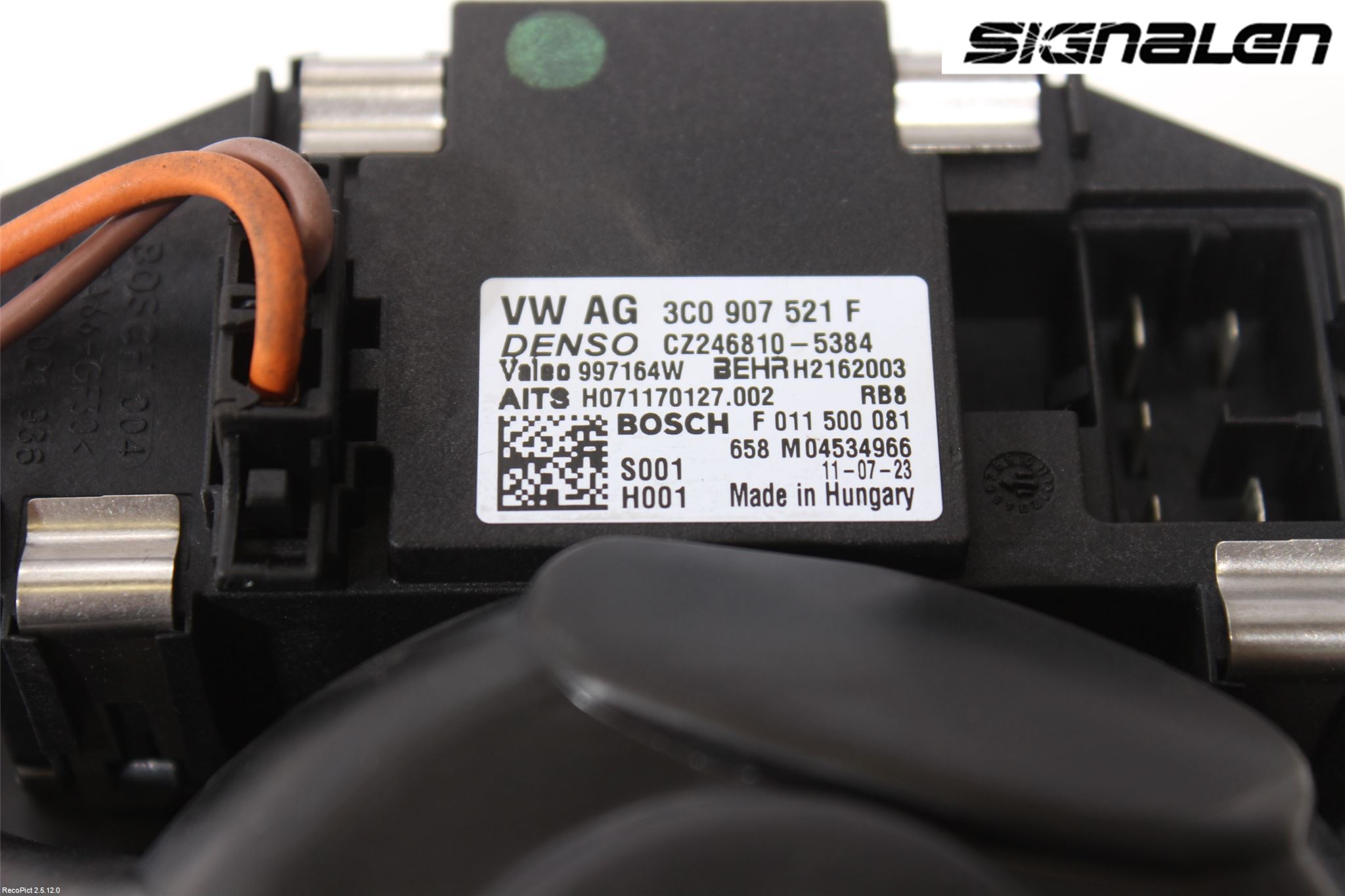 Seat ALHAMBRA 11- Värmefläkt