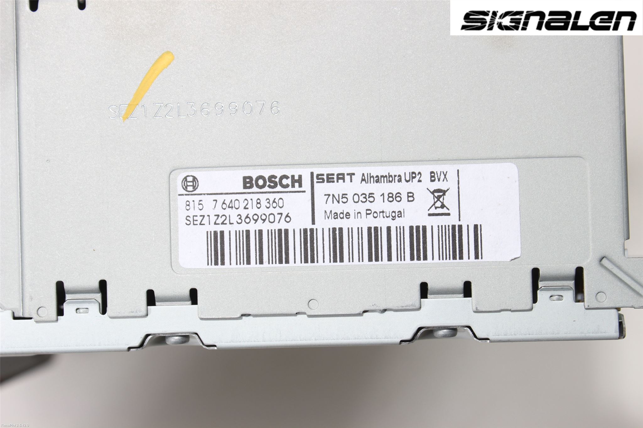 Seat ALHAMBRA 11- Radio