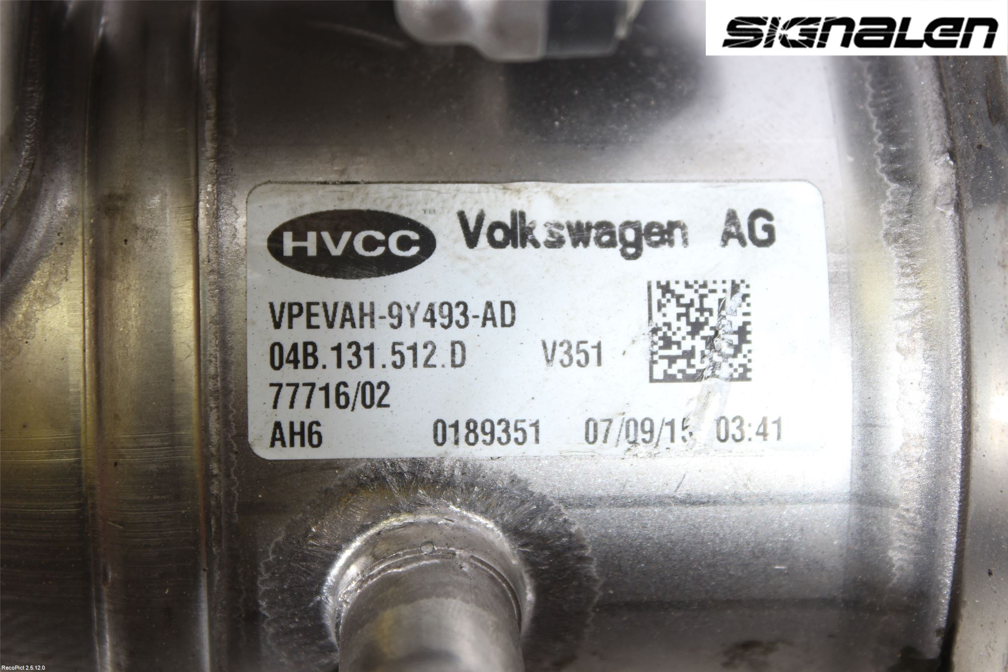 Audi A1/S1 11-18 Avgaskylare