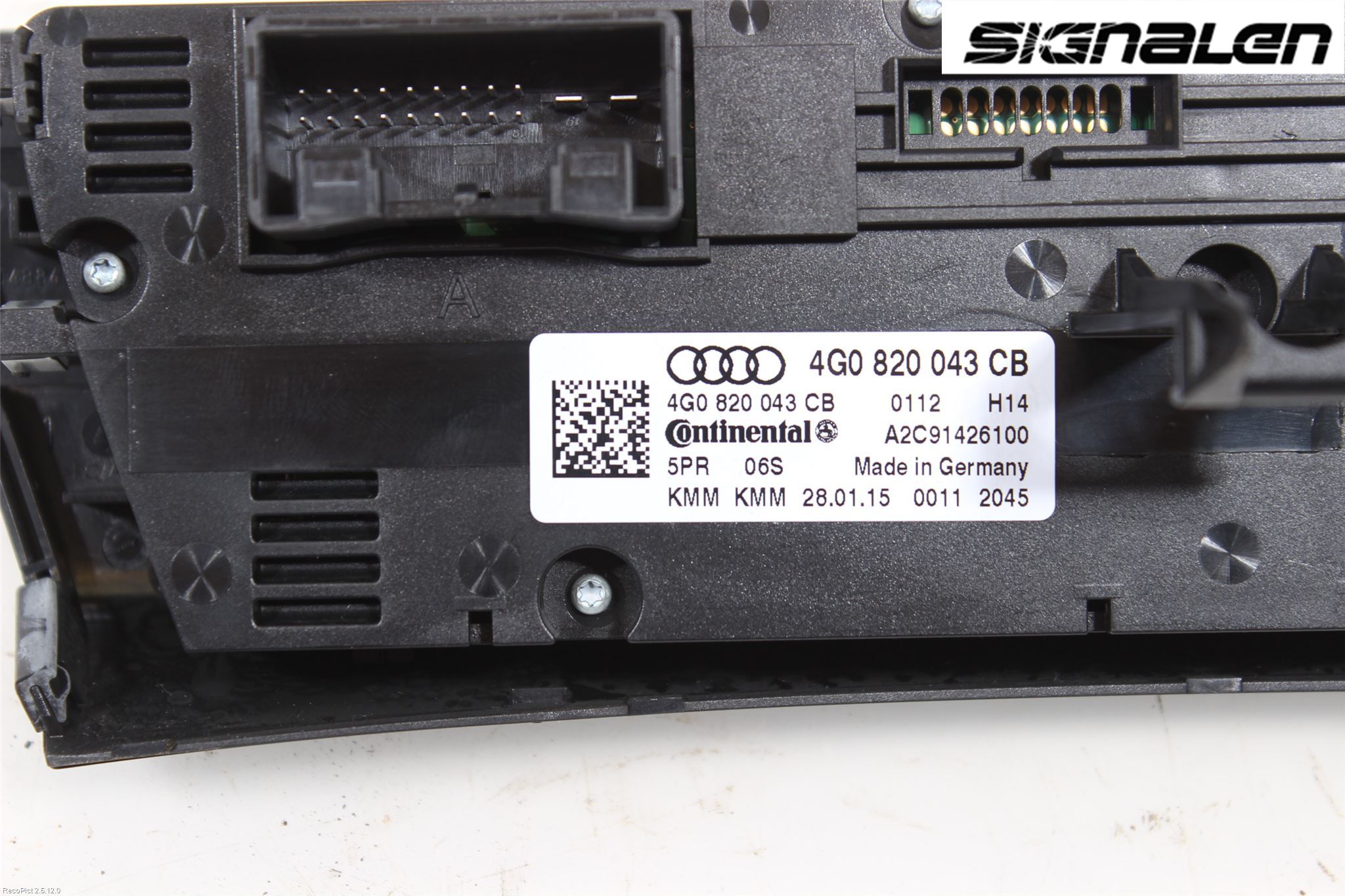 Audi A6/S6 4G 11-18 Ac Styrenhet Ac Manöveren