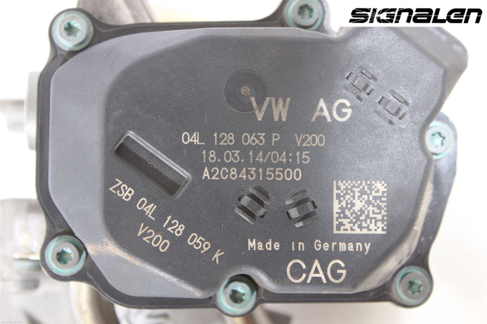Volkswagen VW GOLF / E-GOLF VII 13-20 Injspjällhus