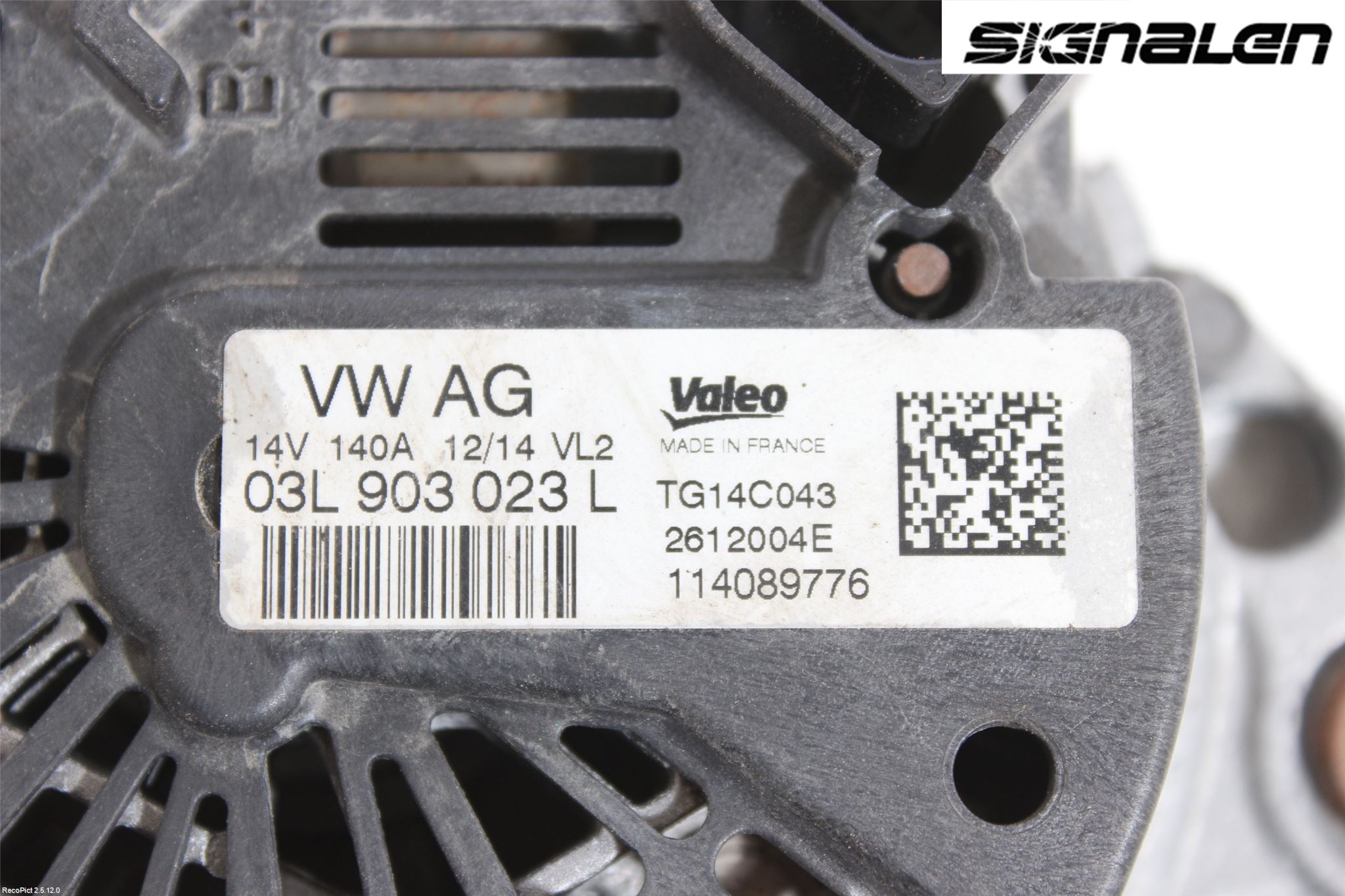Volkswagen VW GOLF / E-GOLF VII 13-20 Generator