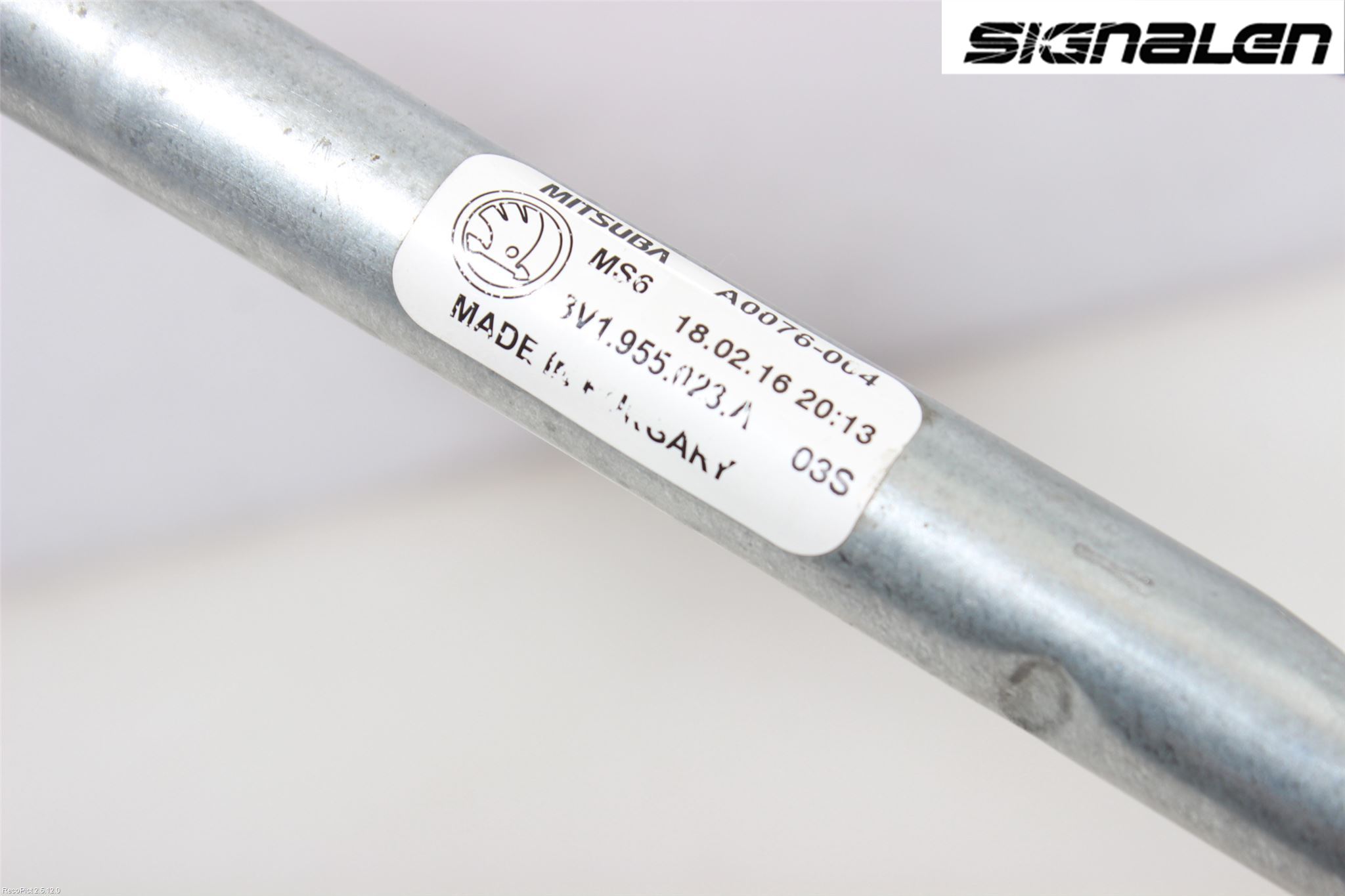 Skoda SUPERB 16-24 Torkarmekanism Vindruta