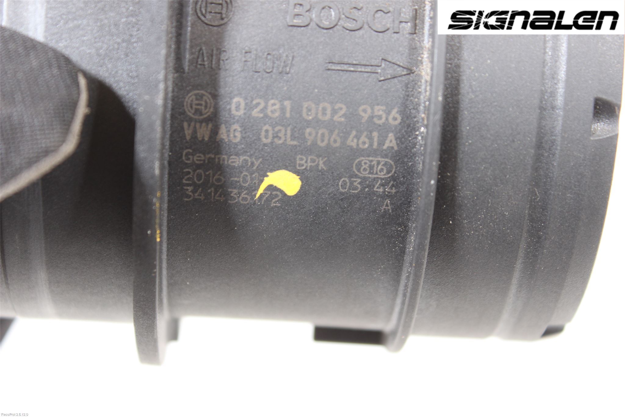 Skoda SUPERB 16-24 Injluftmassamätare