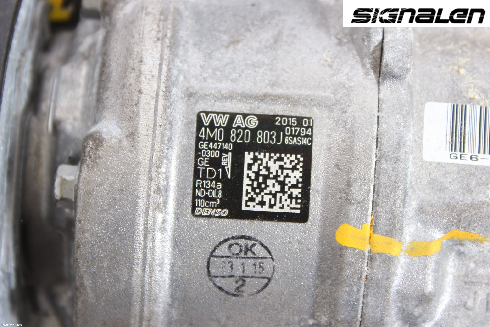 Audi A6/S6 4G 11-18 Ac Kompressor