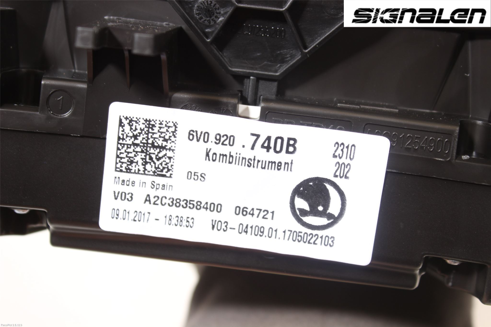 Skoda FABIA 15-21 Instrument Komb