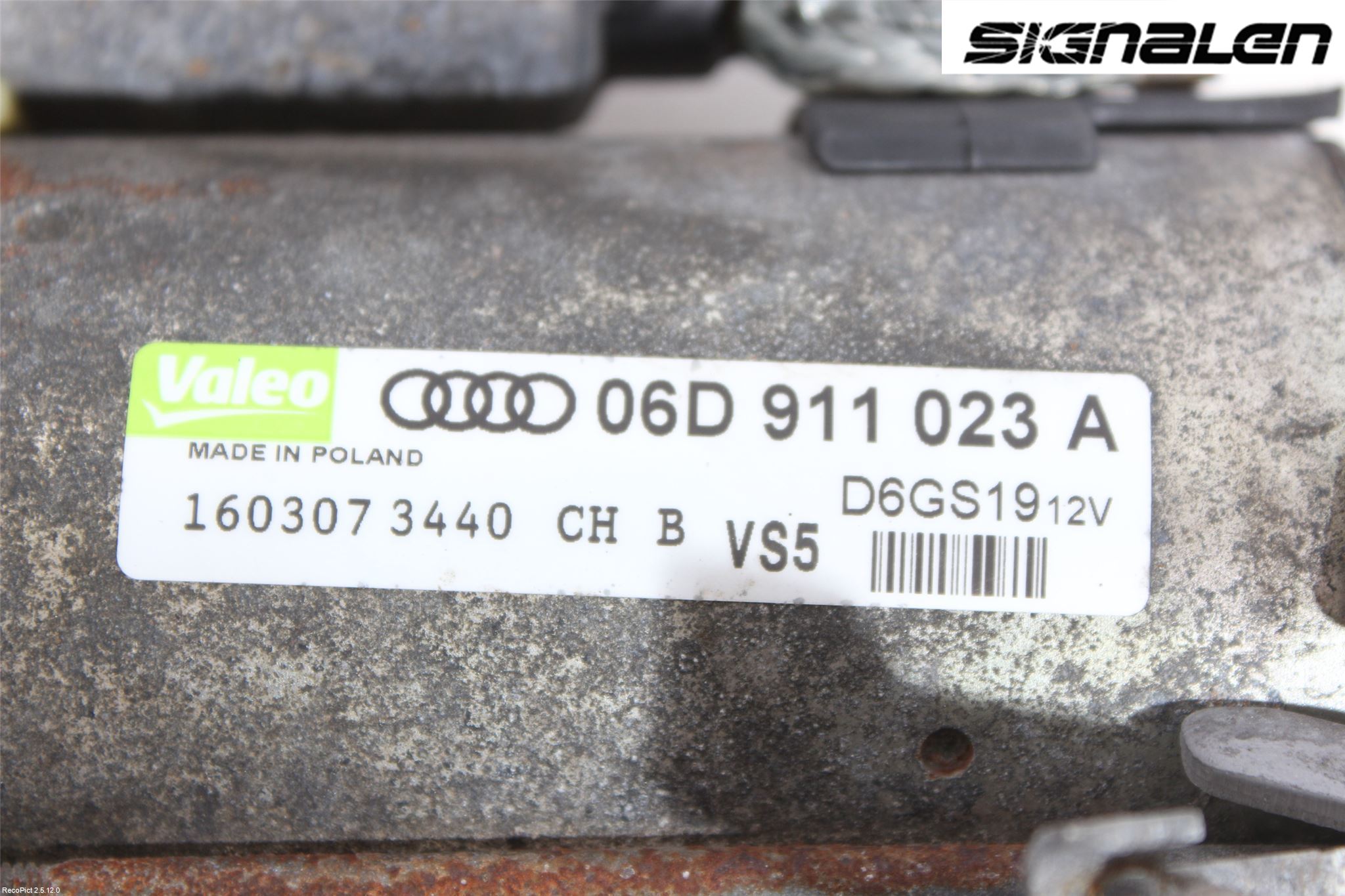 Audi A6/S6     05-11 Startmotor