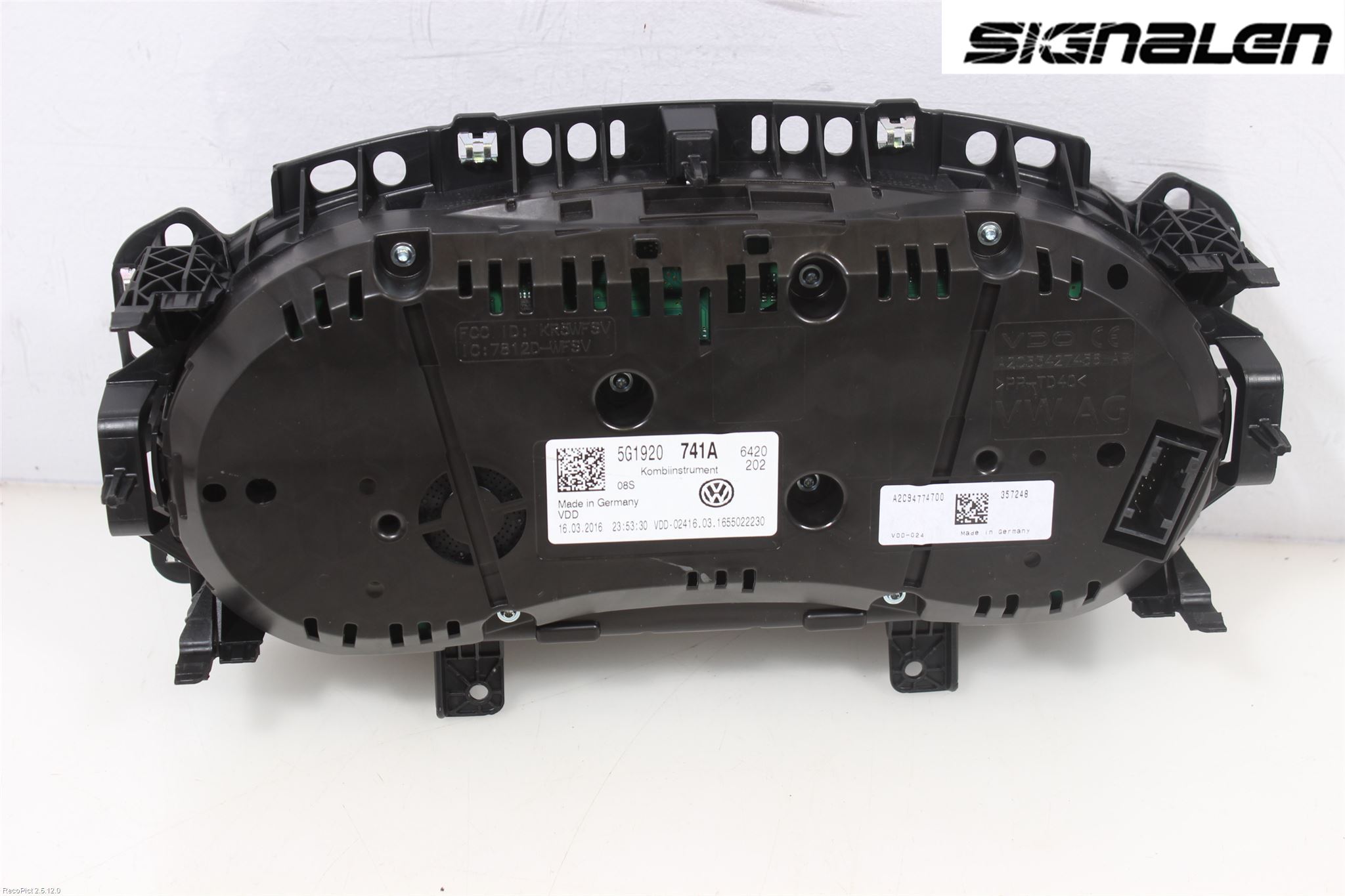 Volkswagen VW GOLF / E-GOLF VII 13-20 Instrument Komb