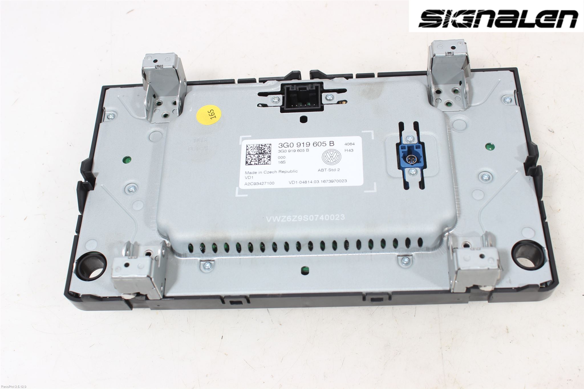 Volkswagen VW GOLF / E-GOLF VII 13-20 Multifunktionsdisplay