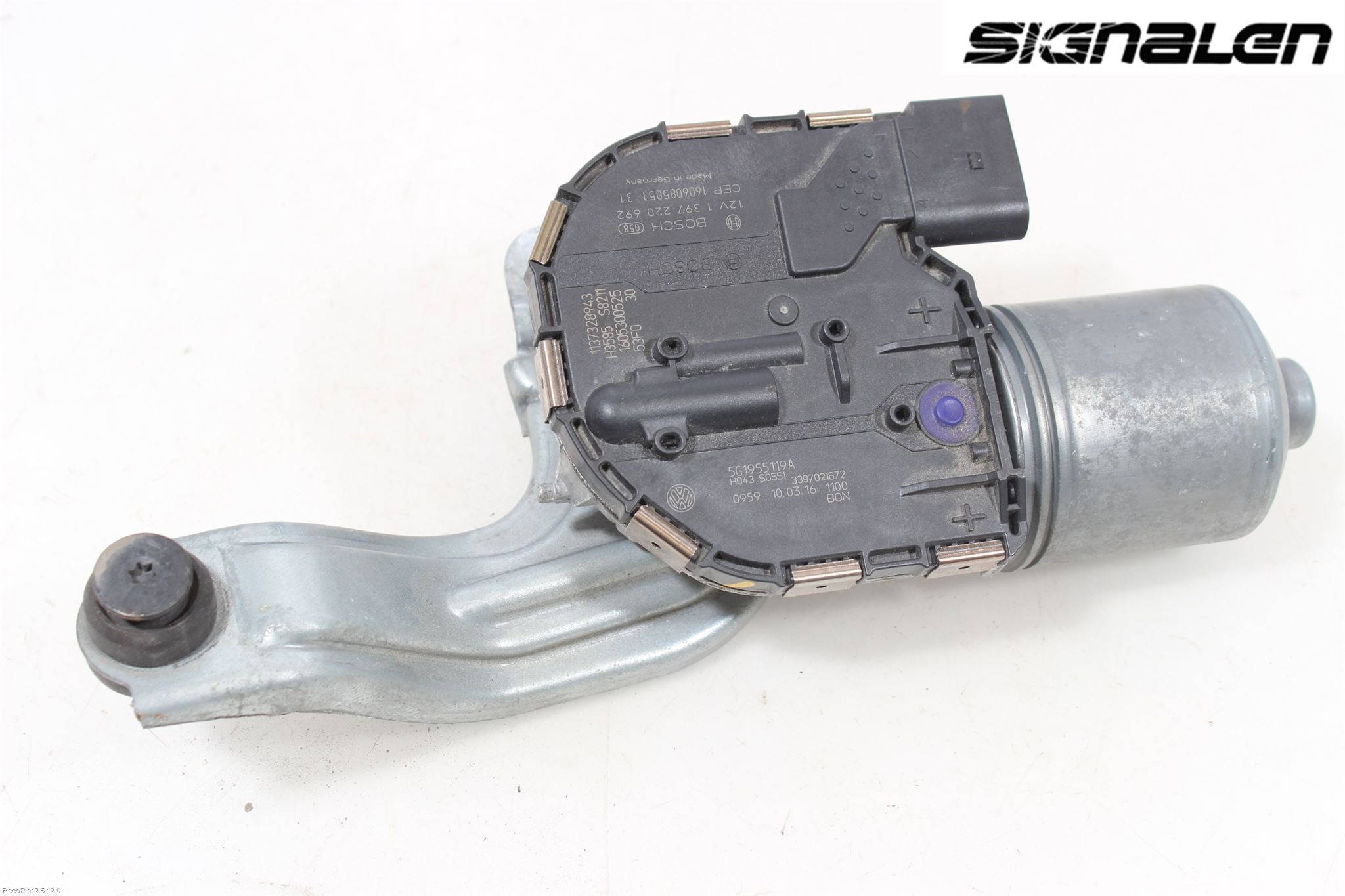 Volkswagen VW GOLF / E-GOLF VII 13-20 Torkarmotor Vindruta
