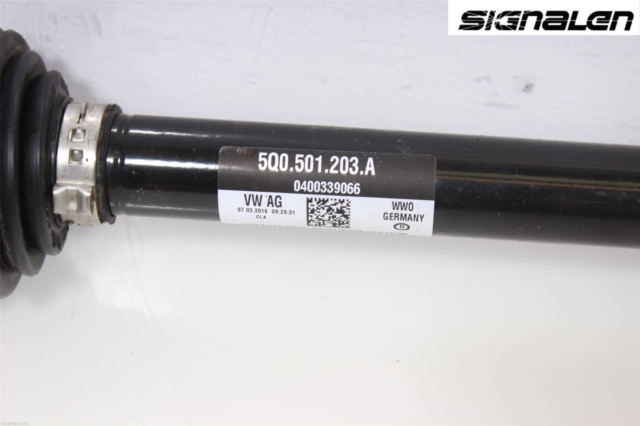 Volkswagen VW GOLF / E-GOLF VII 13-20 Drivaxel Bak Vänster