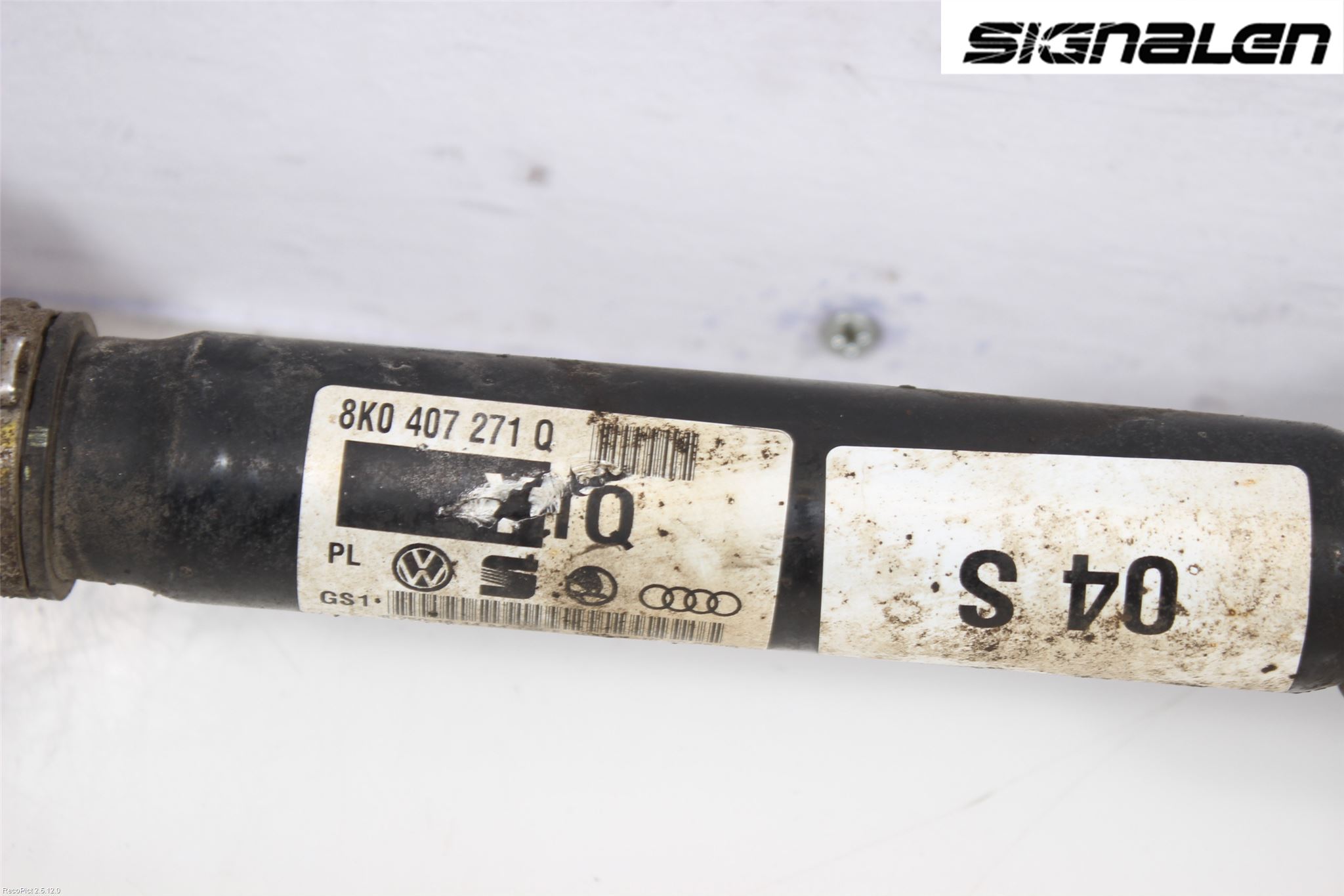 Audi A4/S4 08-11 Drivaxel Fram Vänster