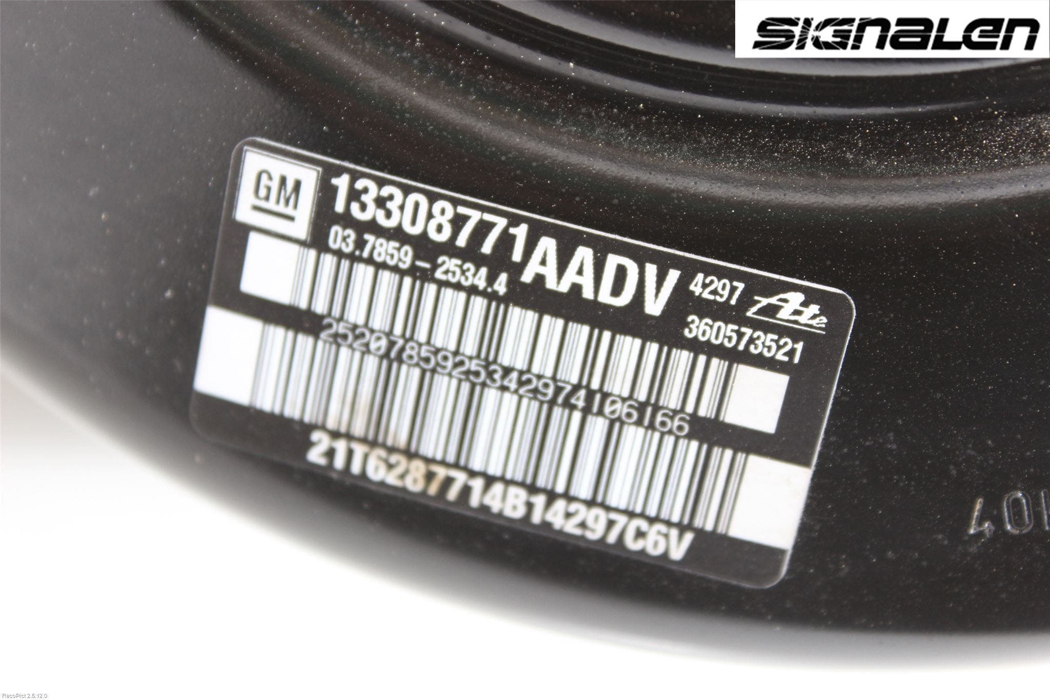 Opel ZAFIRA C 12-19 Bromsservo