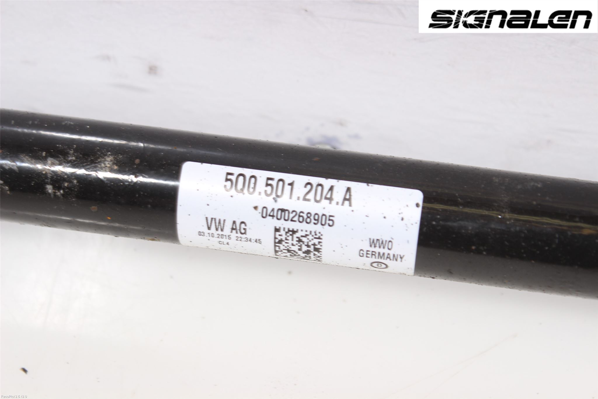 Volkswagen VW GOLF / E-GOLF VII 13-20 Drivaxel Bak Höger