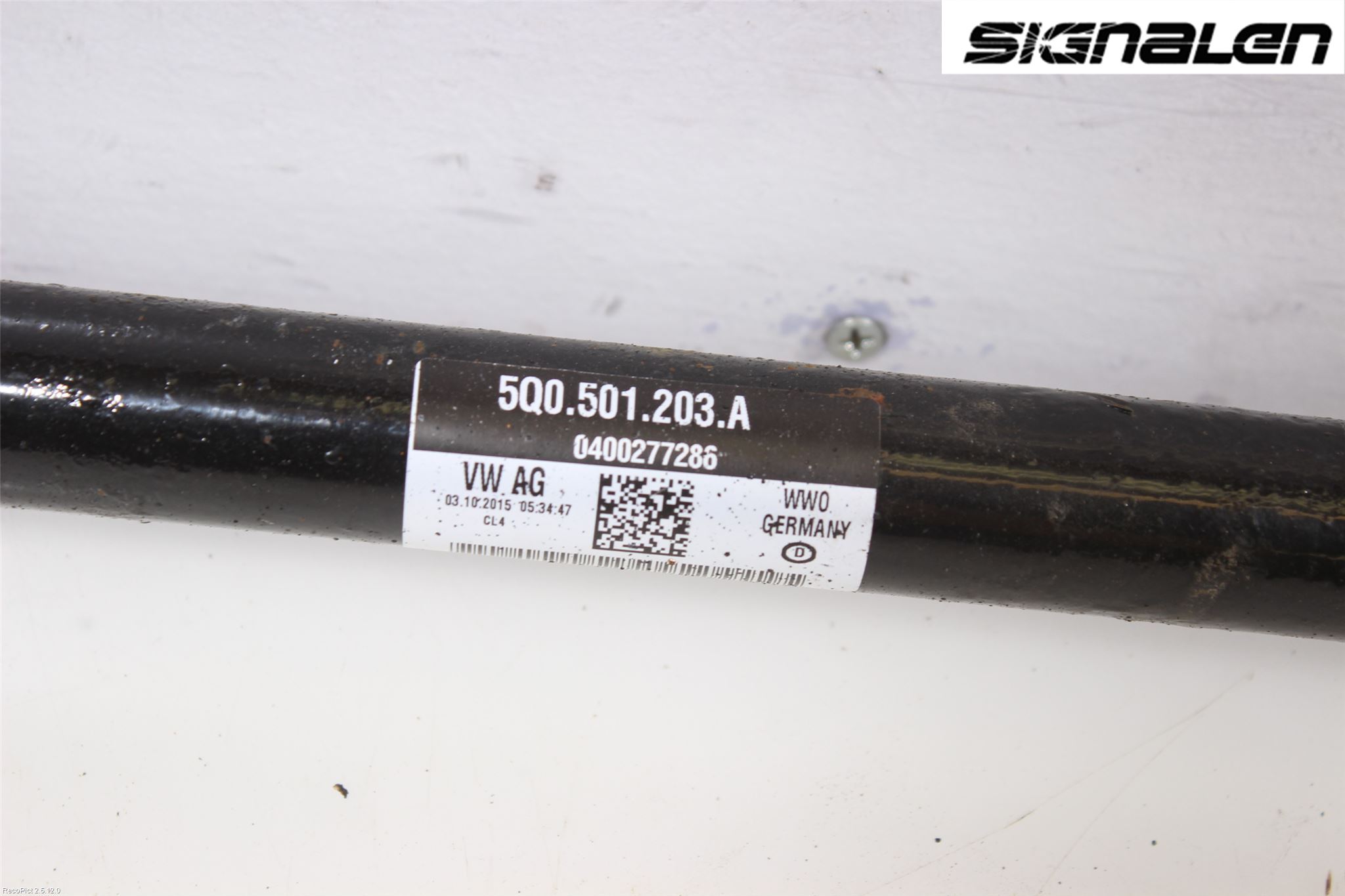 Volkswagen VW GOLF / E-GOLF VII 13-20 Drivaxel Bak Vänster