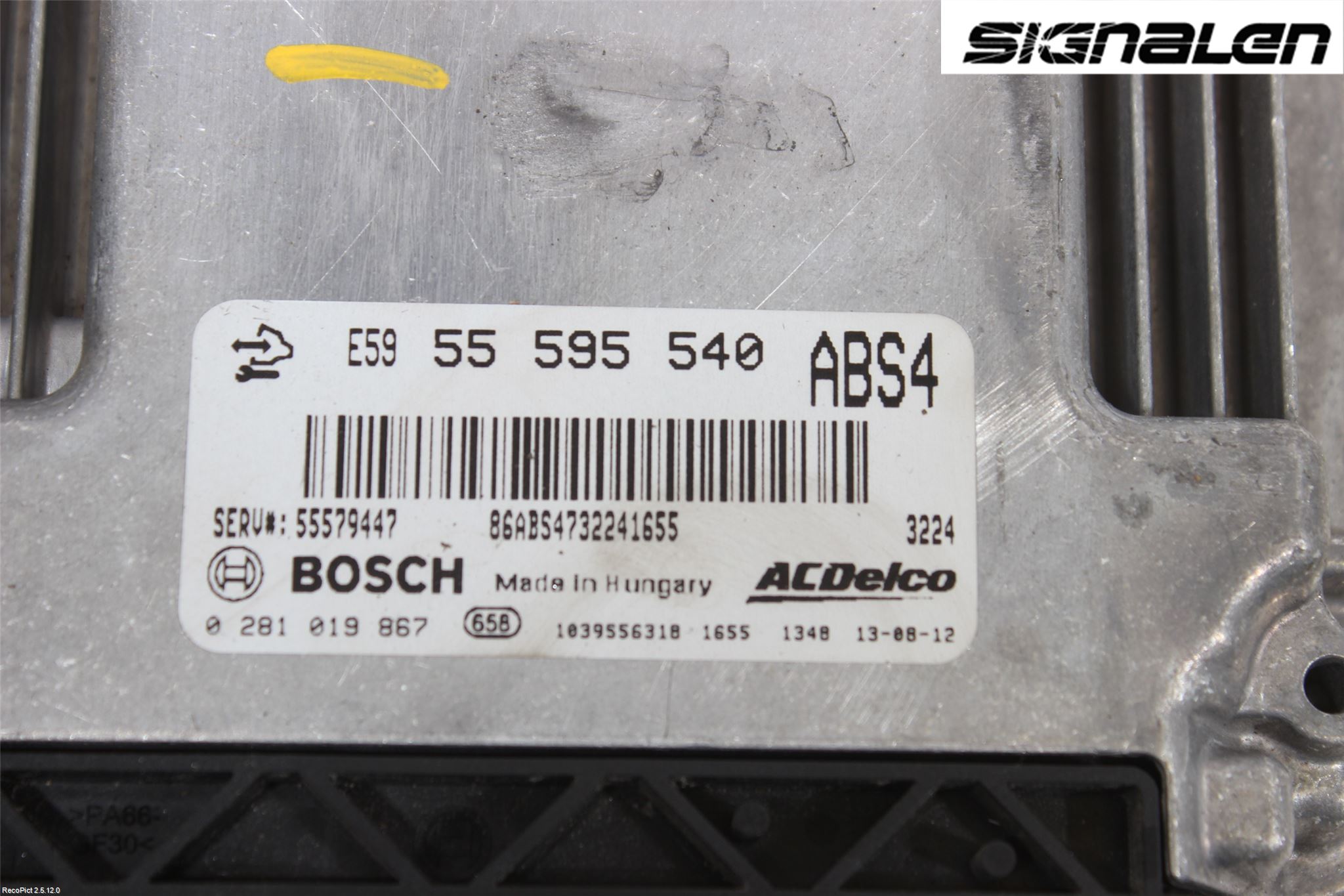 Opel INSIGNIA 09-16 Styrenhet Insprut Bensin