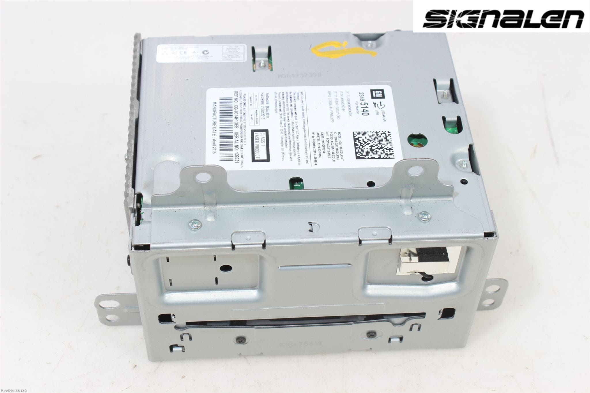 Opel ZAFIRA C 12-19 Radio