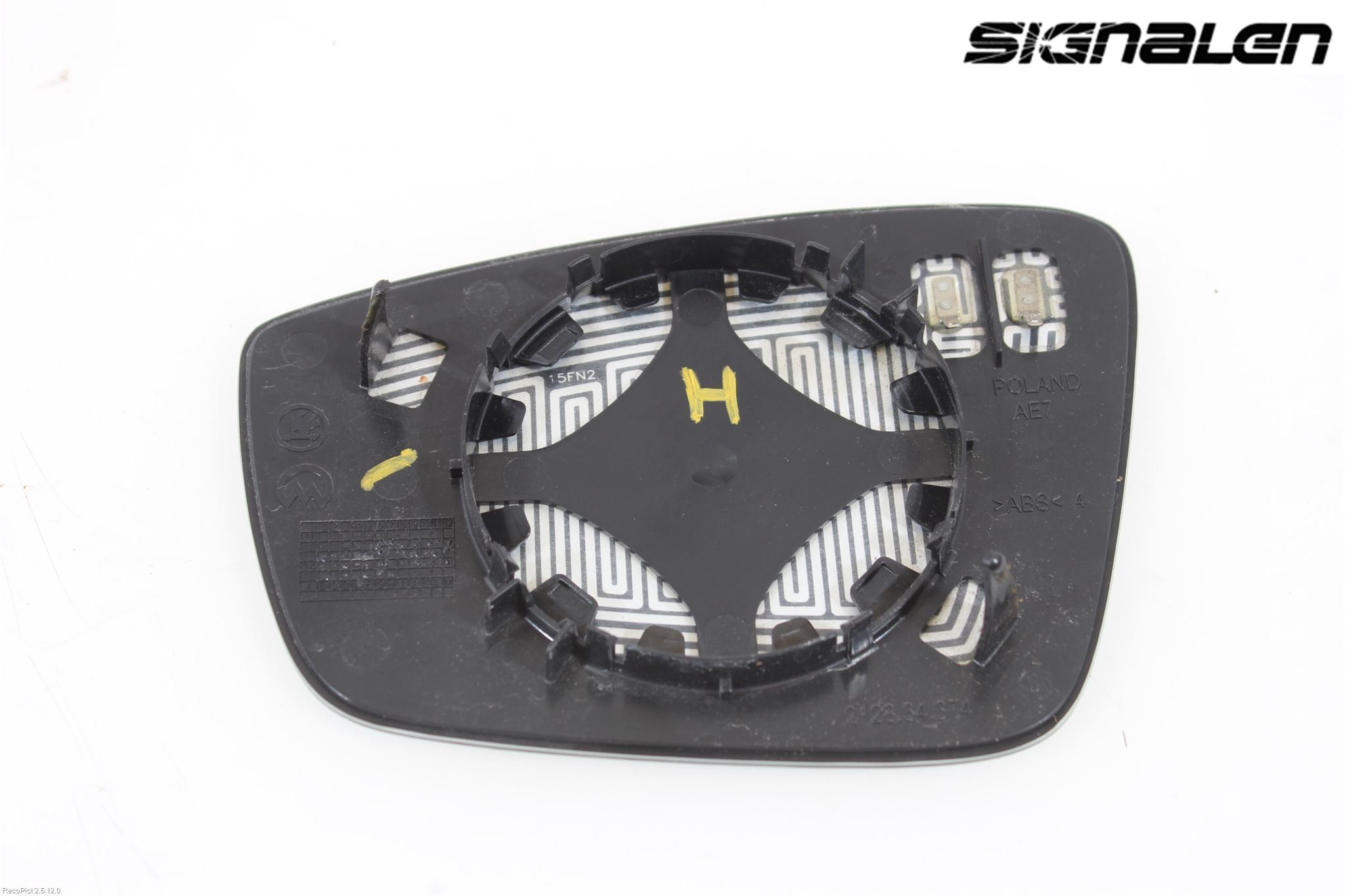 Skoda FABIA 07-14 Spegelglas Hö