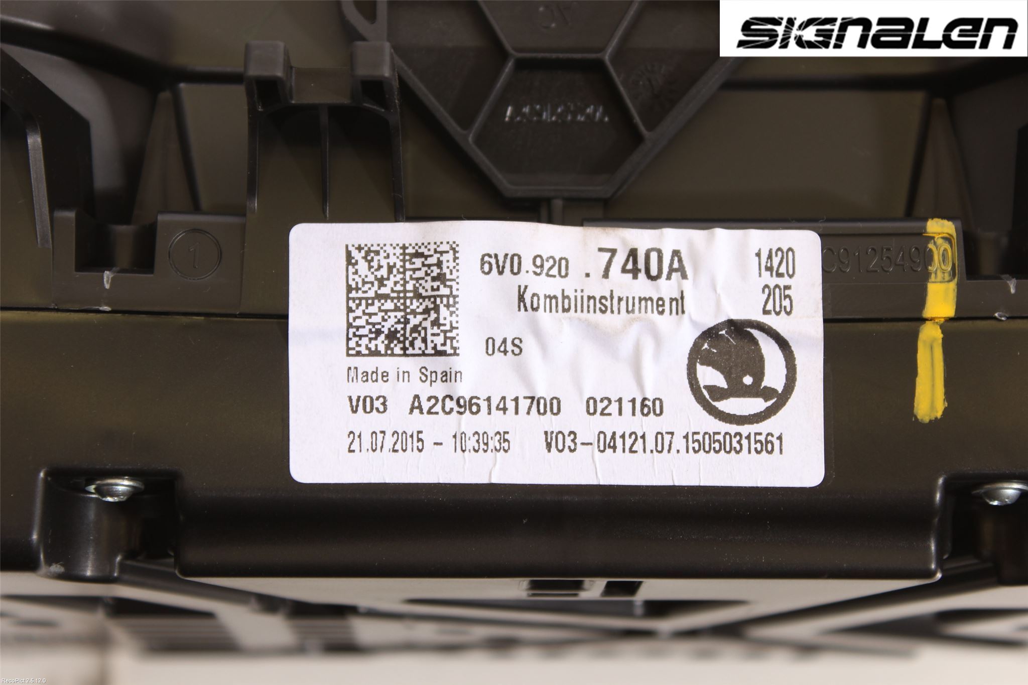 Skoda FABIA 07-14 Instrument Komb