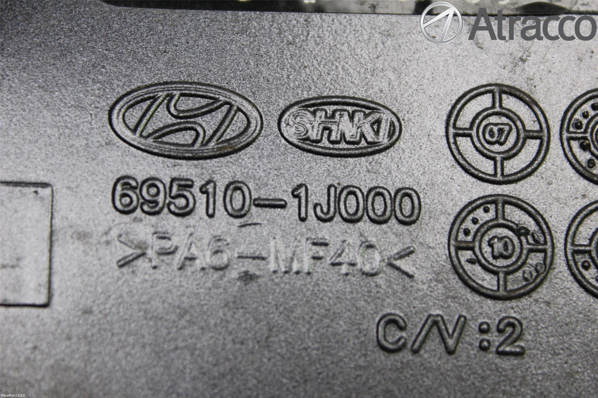 Hyundai i20 PB 09-14 Tanklucka