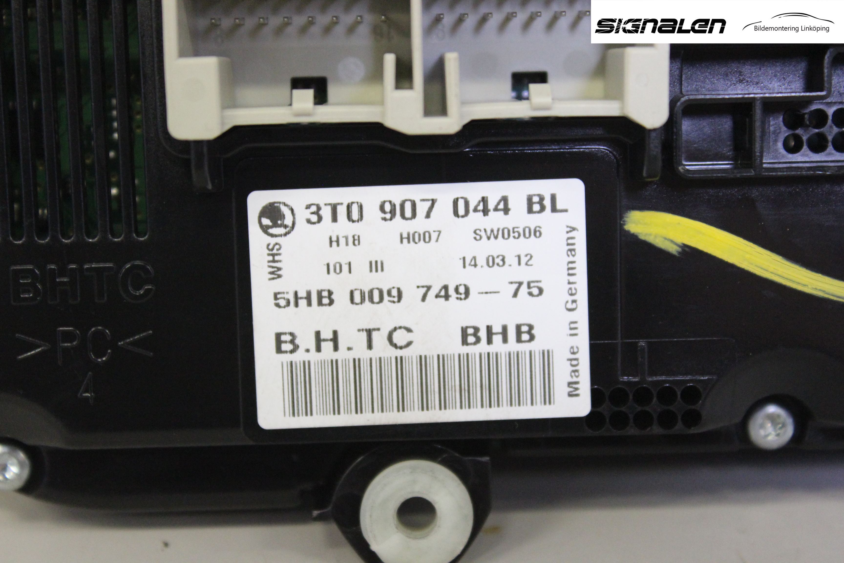 Skoda SUPERB 09-15 Ac Styrenhet Ac Manöveren