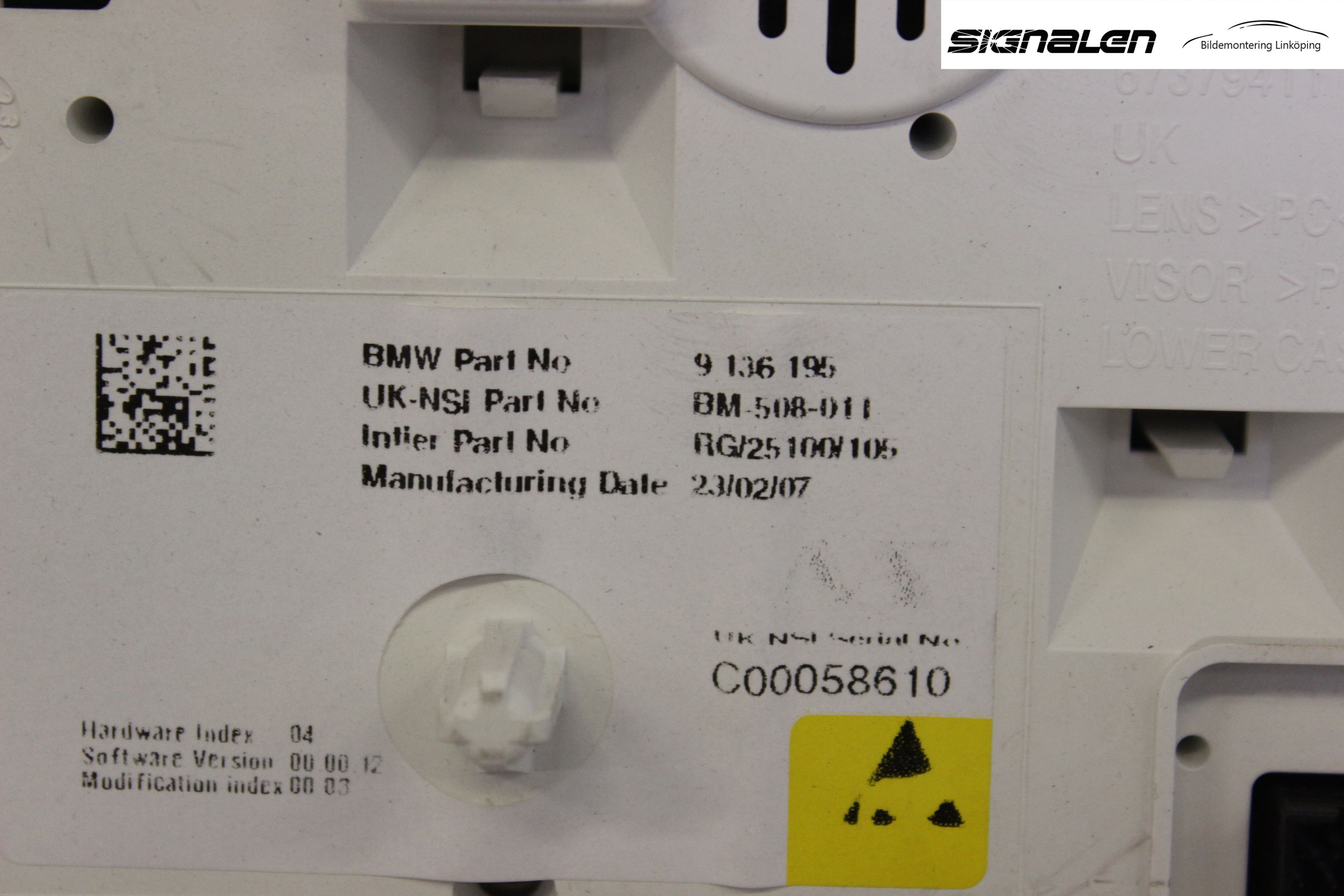 Mini COUPE R56 05-14 Instrument Hast